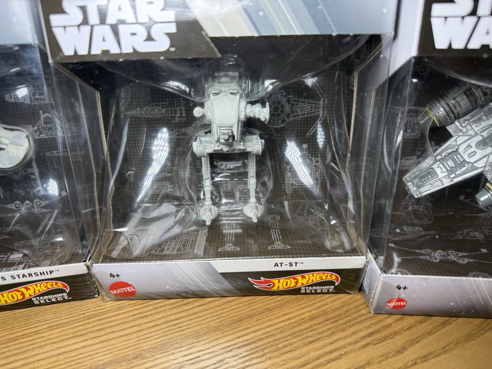 Hot Wheels Star Wars Starship Select, Lot Of 14 Sealed ~ AT-ST, Imperial Shuttle
