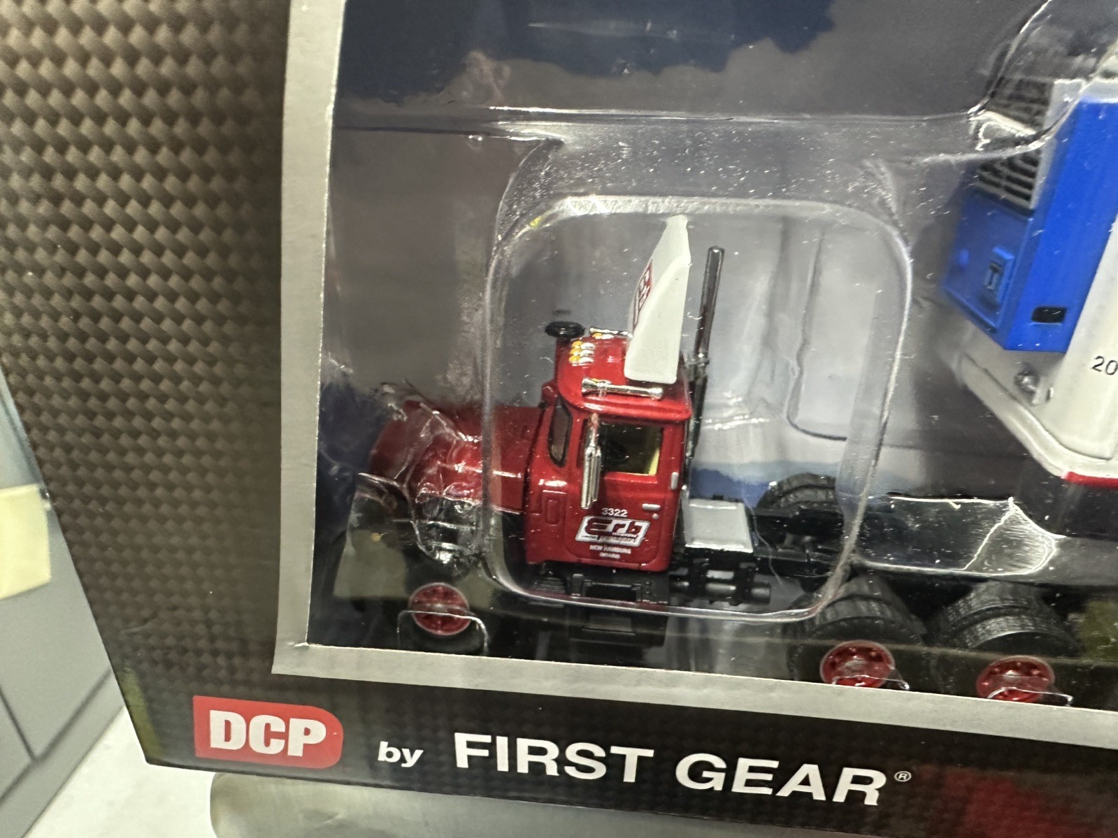 DCP/FirstGear 1/64 ERB Mack R model w/Refrigerated Pup Trailers #60-0617
