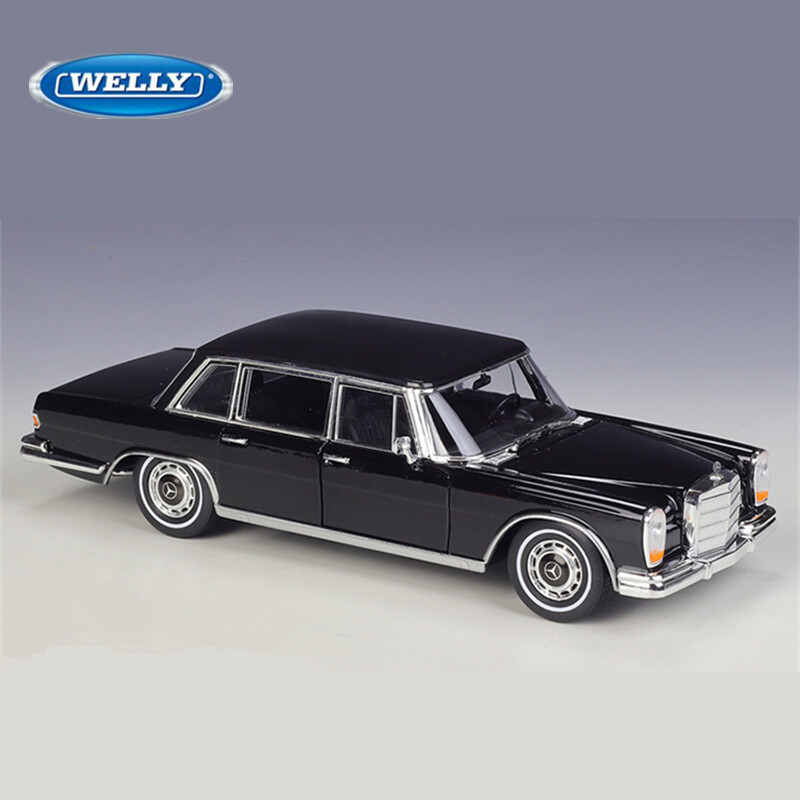 Mercedes-Benz 600 Alloy Car Model Diecasts Metal Classic Old Car Child Toy Gift