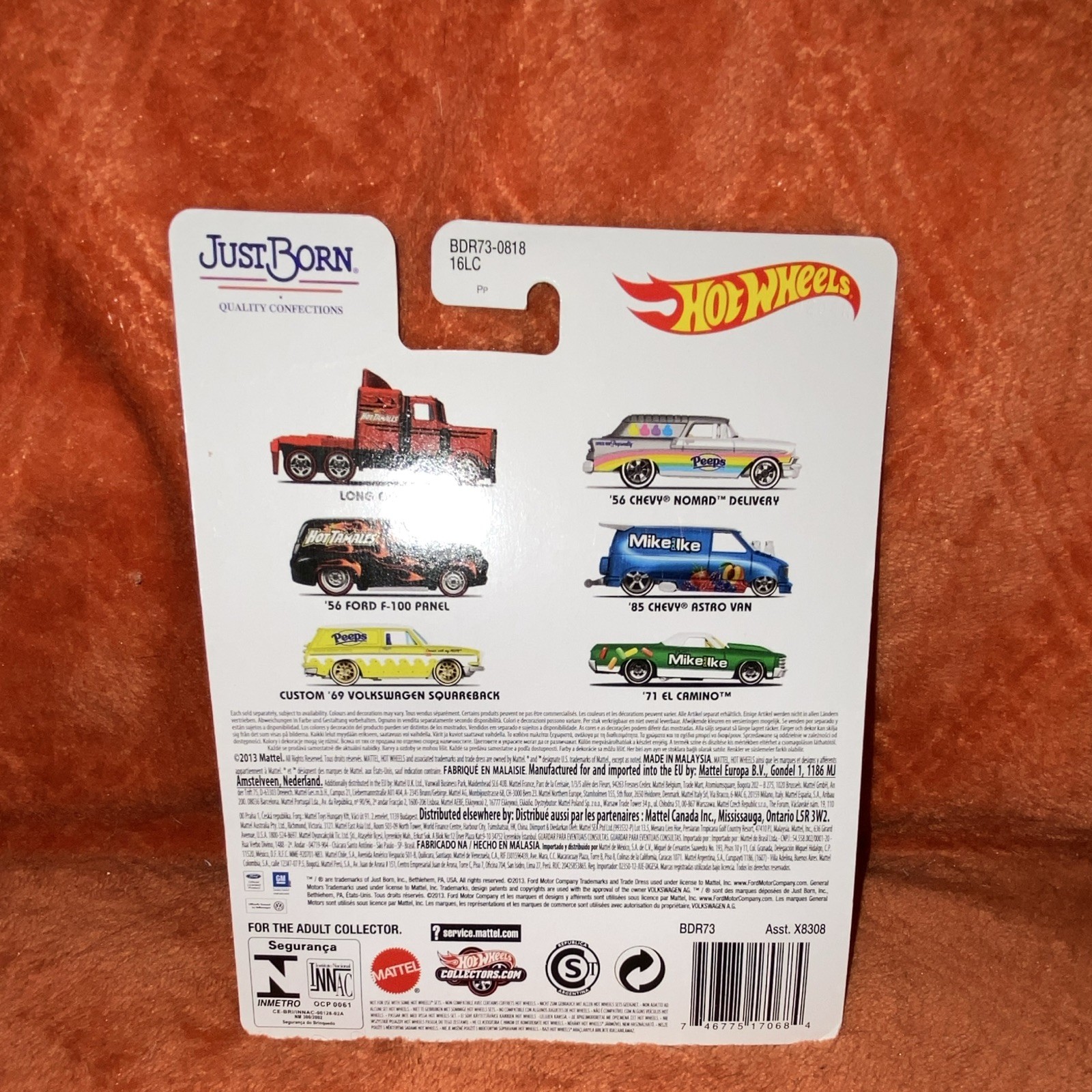 Hot Wheels Peeps 1:64 1956 Chevrolet Chevy Nomad Delivery Real Riders Unopened