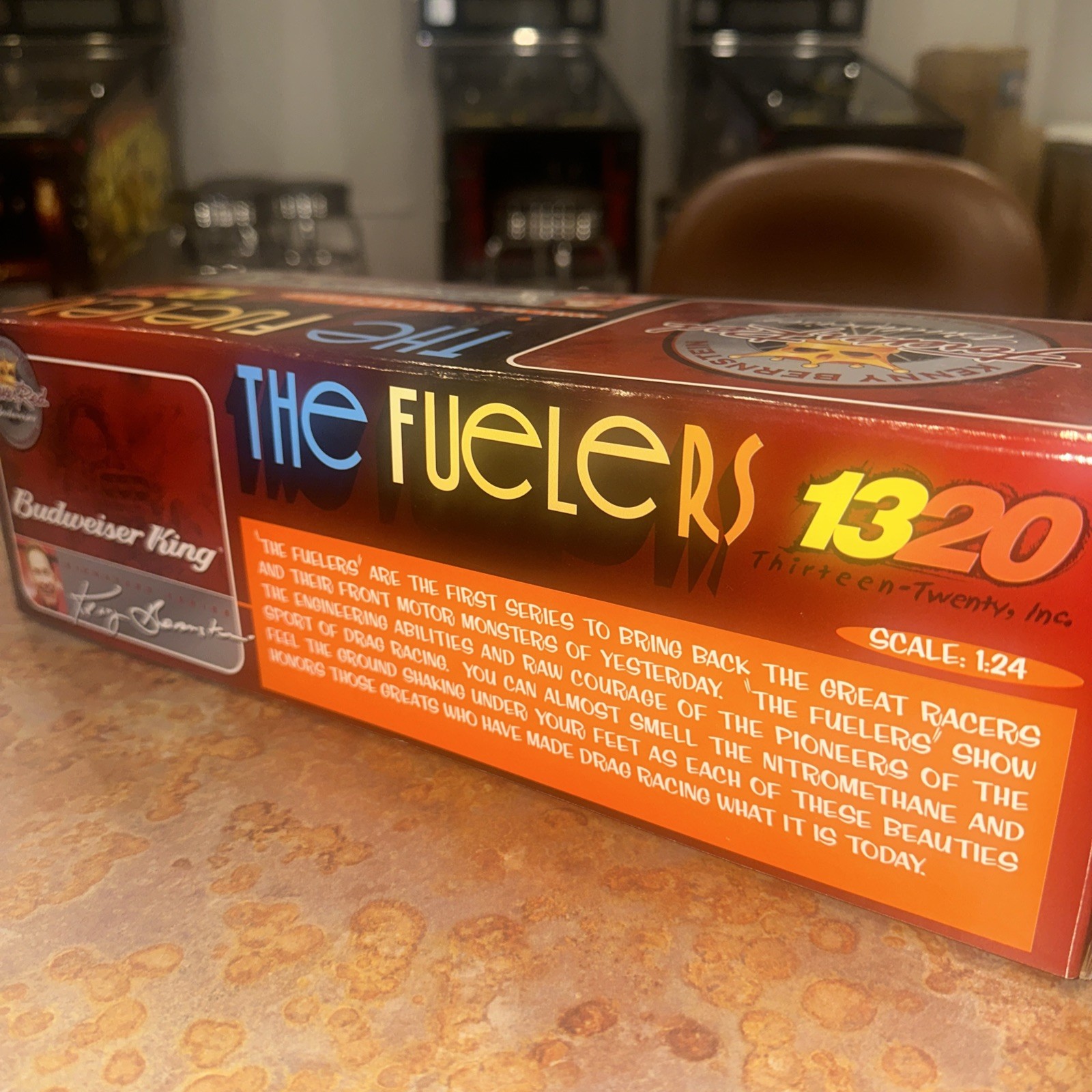 The Fuelers 1320 Kenny Bernstein Forever Red Budweiser Diecast Car #9101 1:24