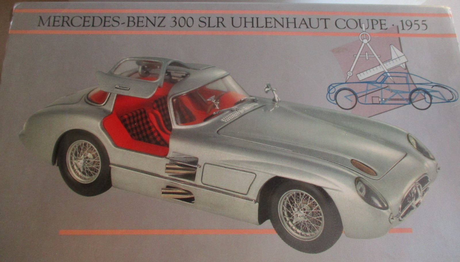 PAUL’S MODEL ART 1:24 1955 MERCEDES BENZ 300 SLR UHLEALHAUT COUPE more listed