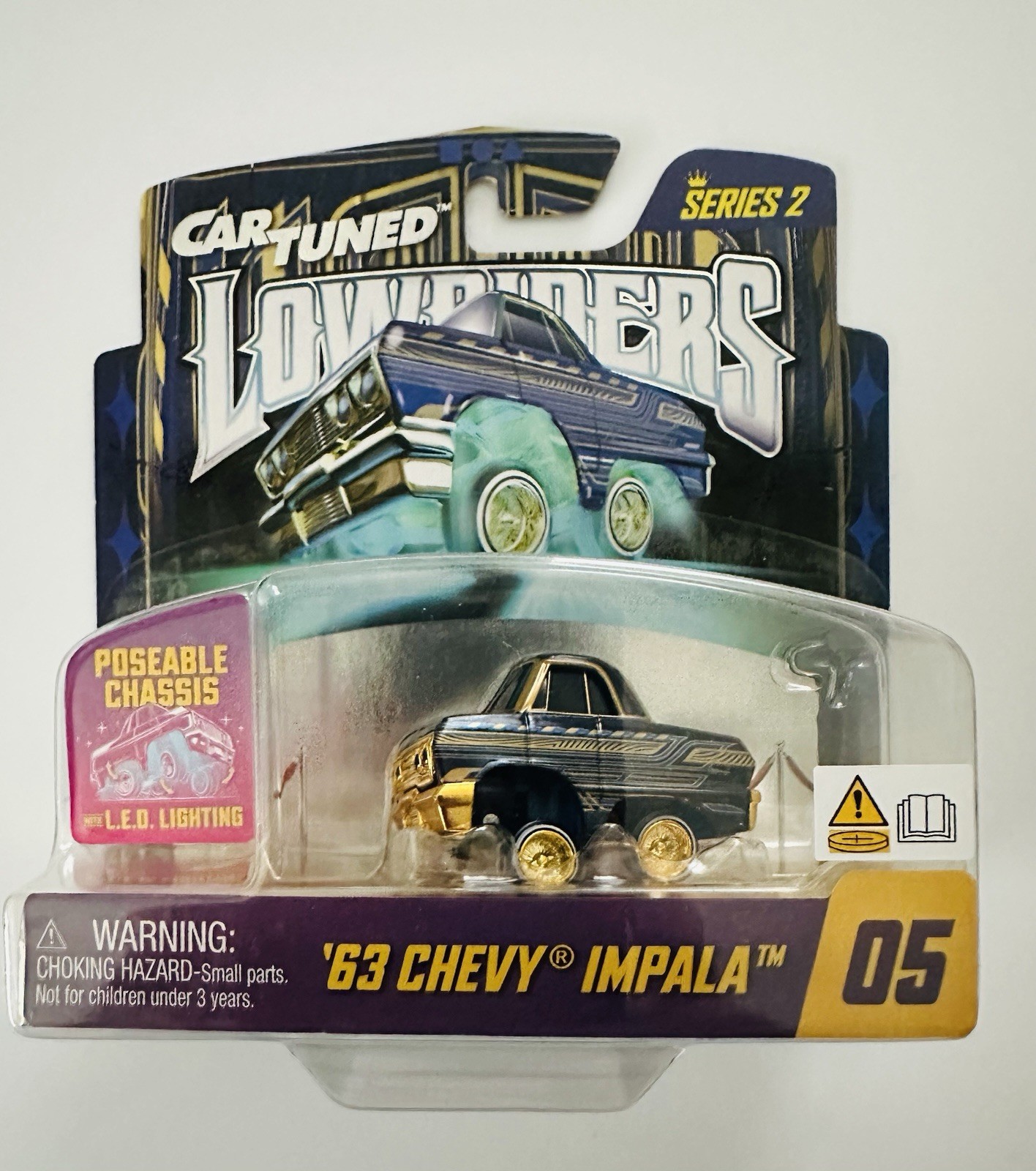 CarTuned Lowriders Show Glow Series 2 ’63 Chevy Impala # 05 Car Tuned