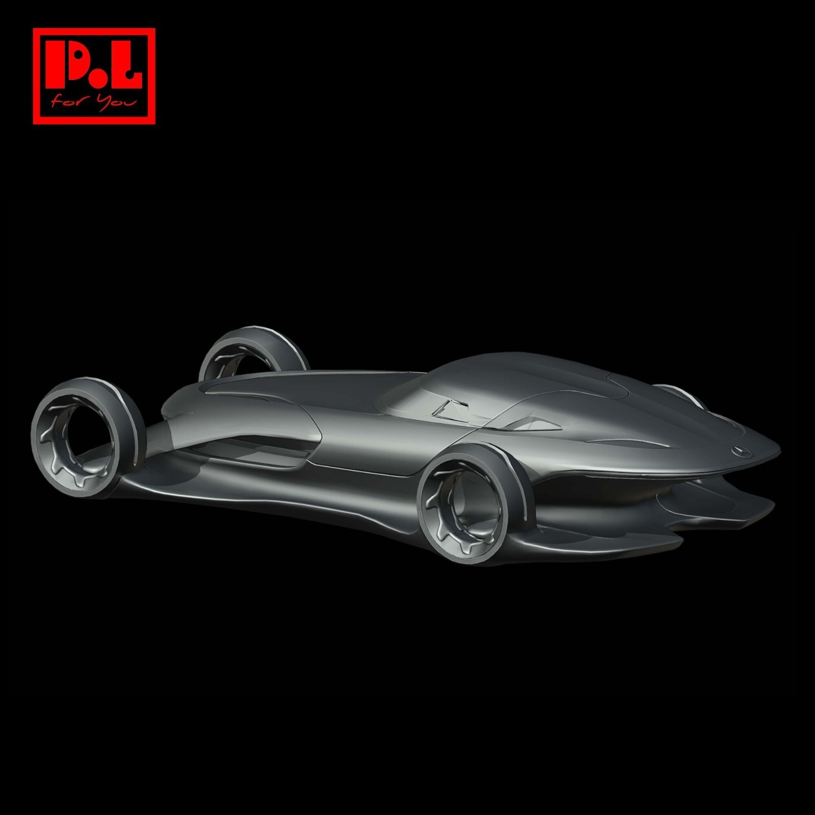 Mercedes-Benz Silver Arrow Concept Silver Lightning (2011) – 1/87 64 43 32 24 18