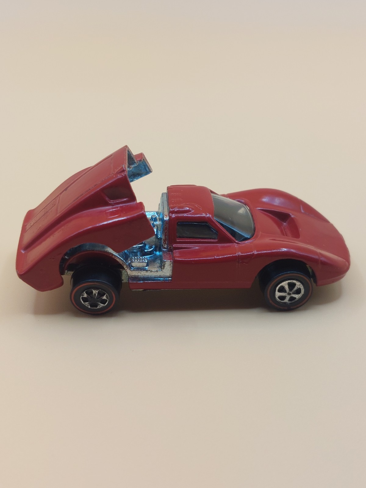 Hot Wheels Redlines Original 1968 Ford MK IV Redline 1:64 Red Diecast Car