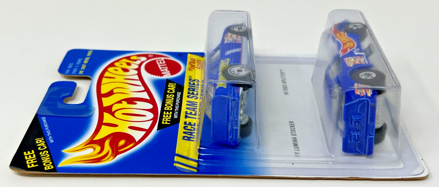 Hot Wheels 1994 2-Pack – Chevy Lumina Stocker & Side Splitter – Race Team Series