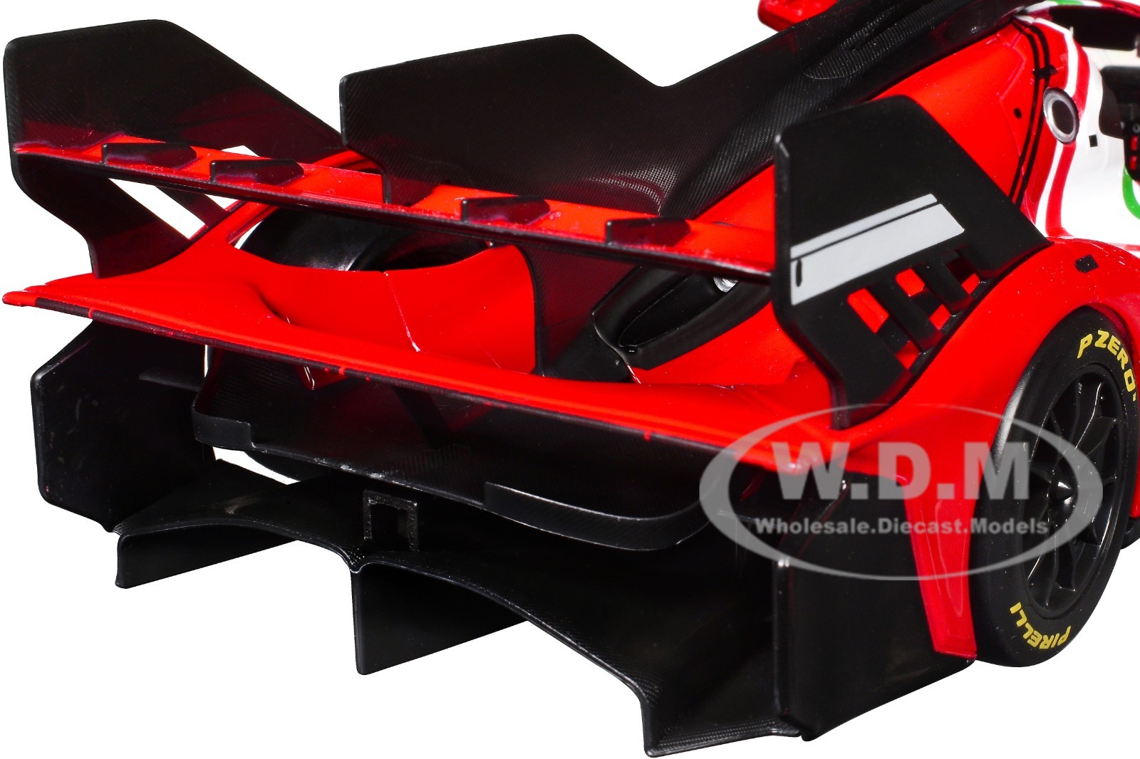 FERRARI 499P MODIFICATA #24 RED 1/18 DIECAST MODEL CAR BY BBURAGO 16302