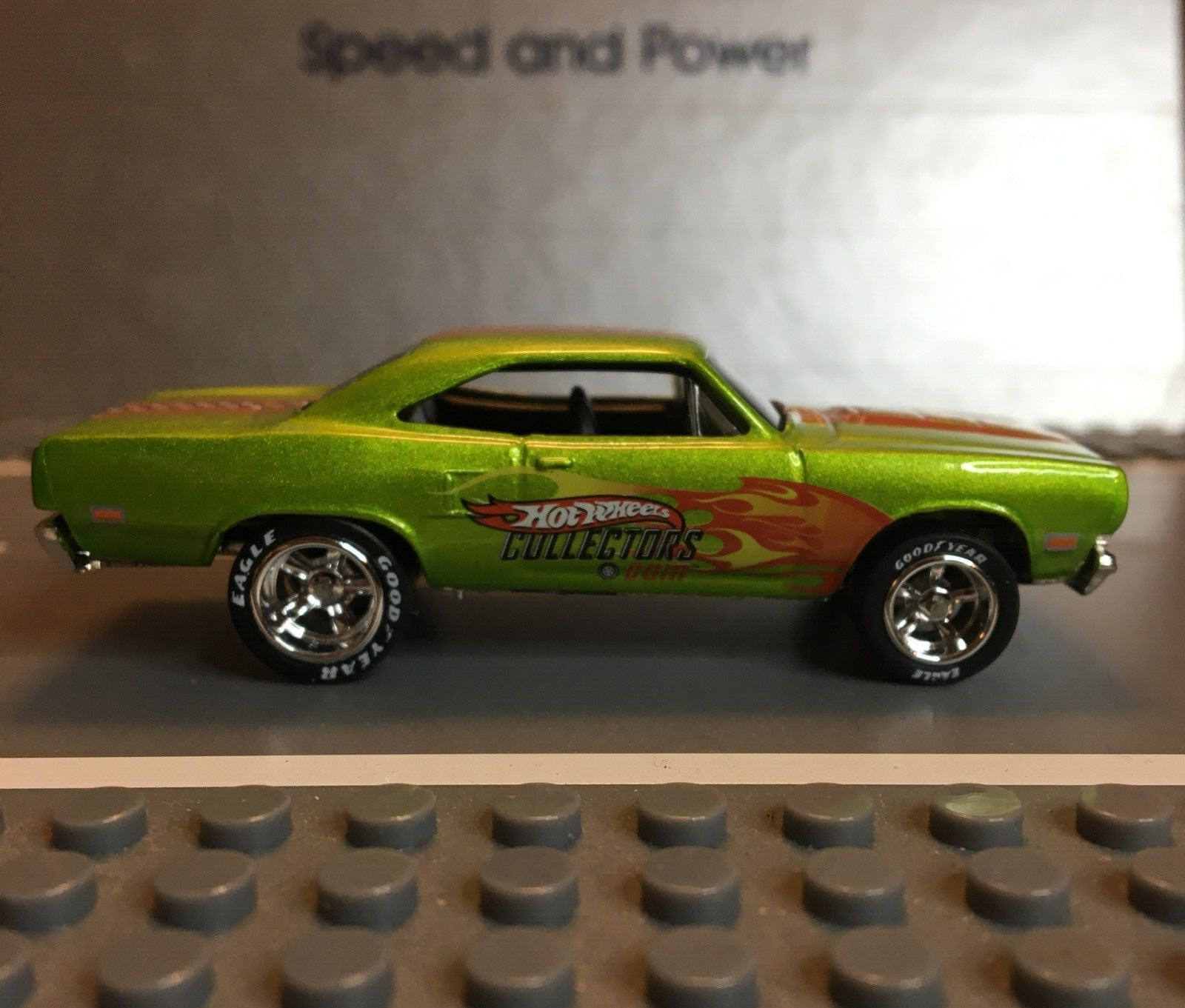 Hot Wheels Wastelanders ’70 Plymouth Road Runner CUSTOM Real Riders Wheel Swap