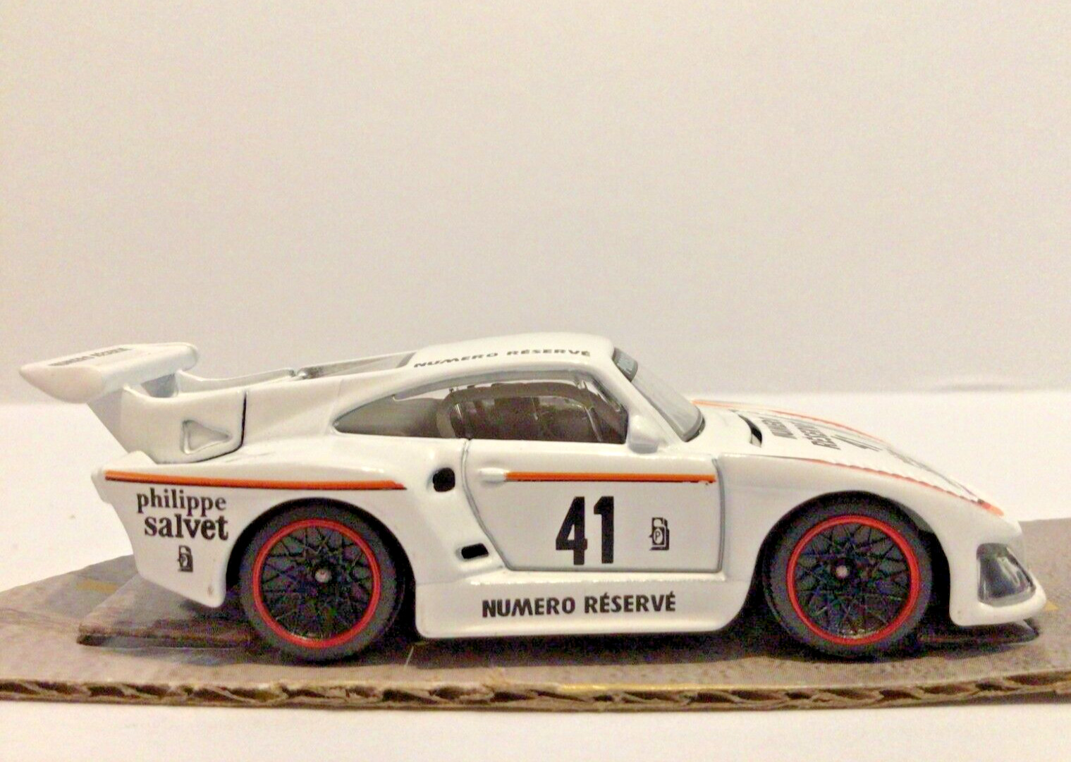 Majorette PORSCHE 935 K3 WHITE approx 1:64 package pull loose UNUSED
