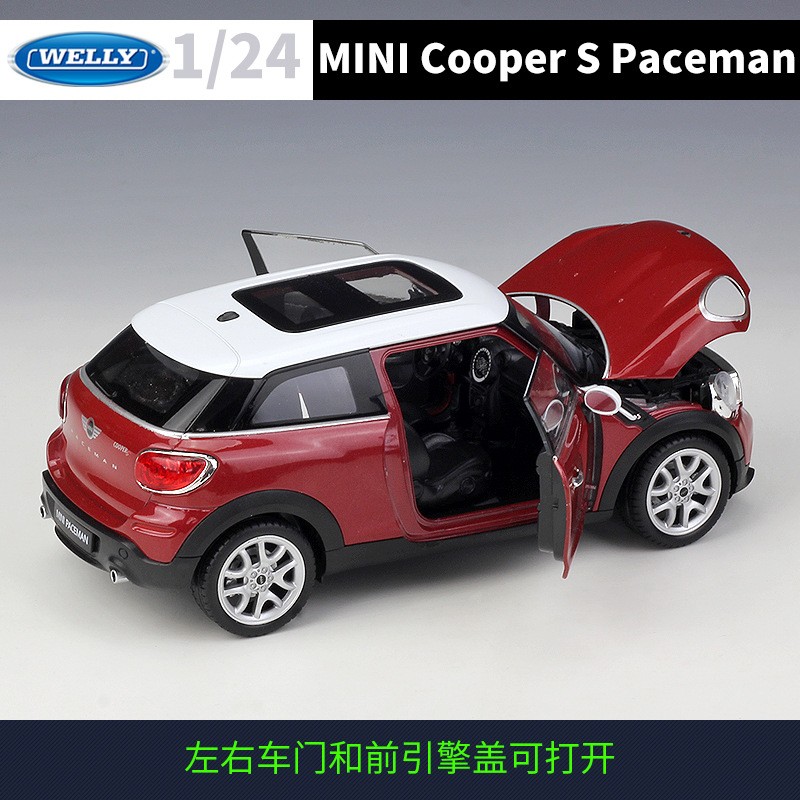 Welly 1:24 Mini Cooper S Paceman Genuine Diecast Car Model Collectible Display