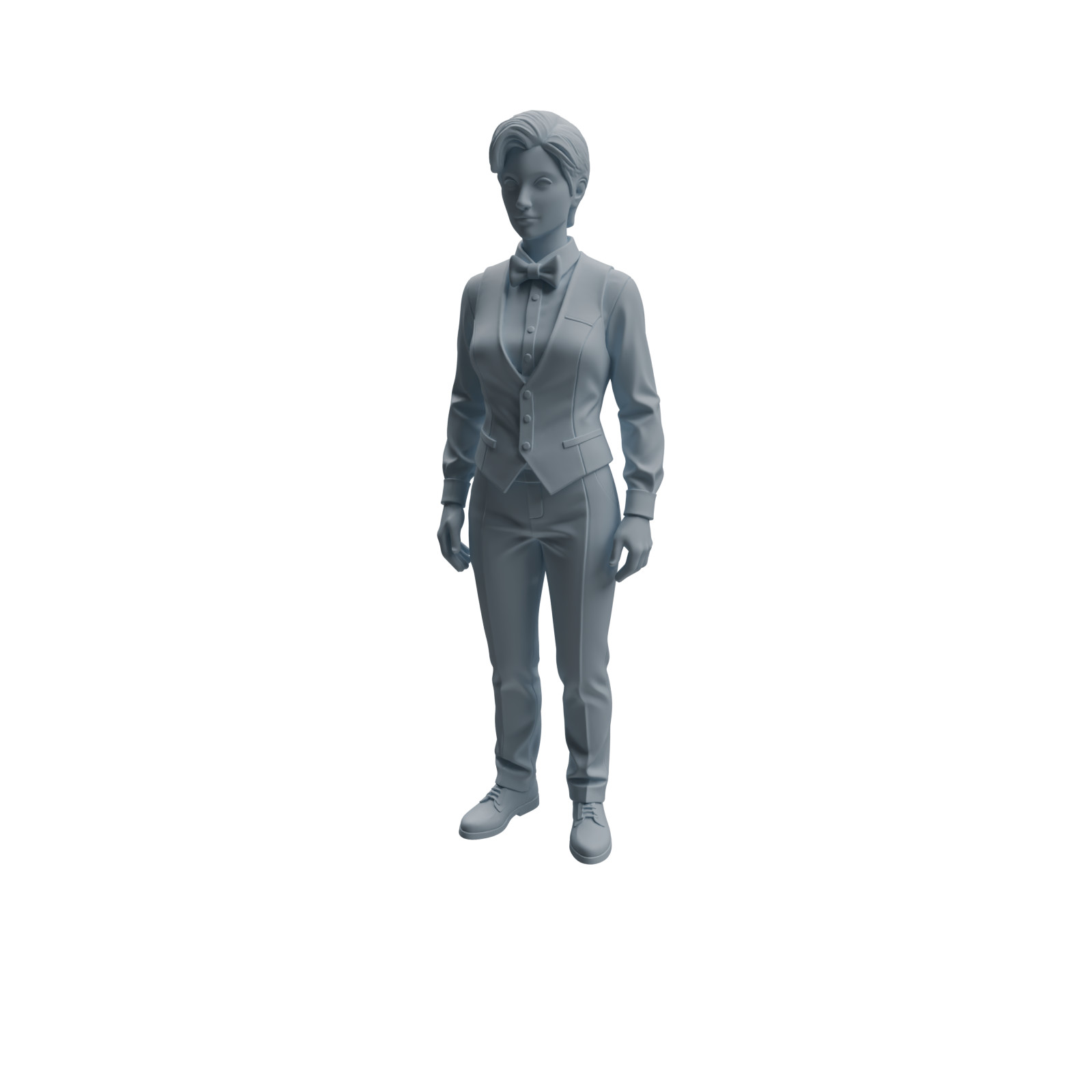 MRY-SFW 1/64/87 Bar Bartender Woman Character HO N Scale Miniatures Diorama