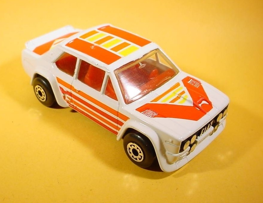 MATCHBOX WHITE FIAT ABARTH MB 9-D14 LOOSE