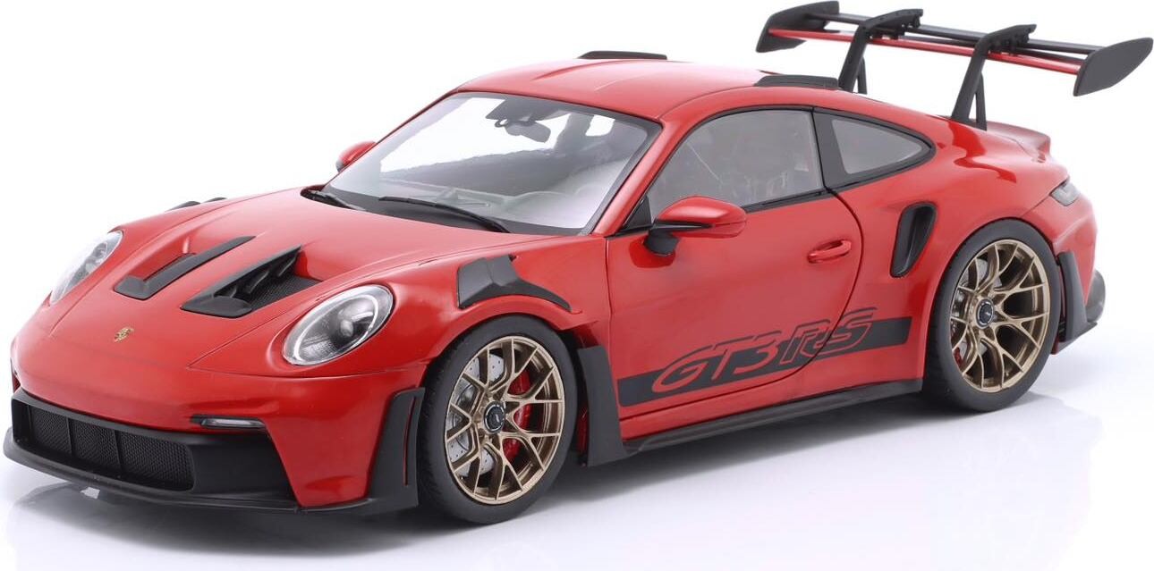 2024 Porsche 911 992 GT3 RS Red in 1:18 scale by Solido