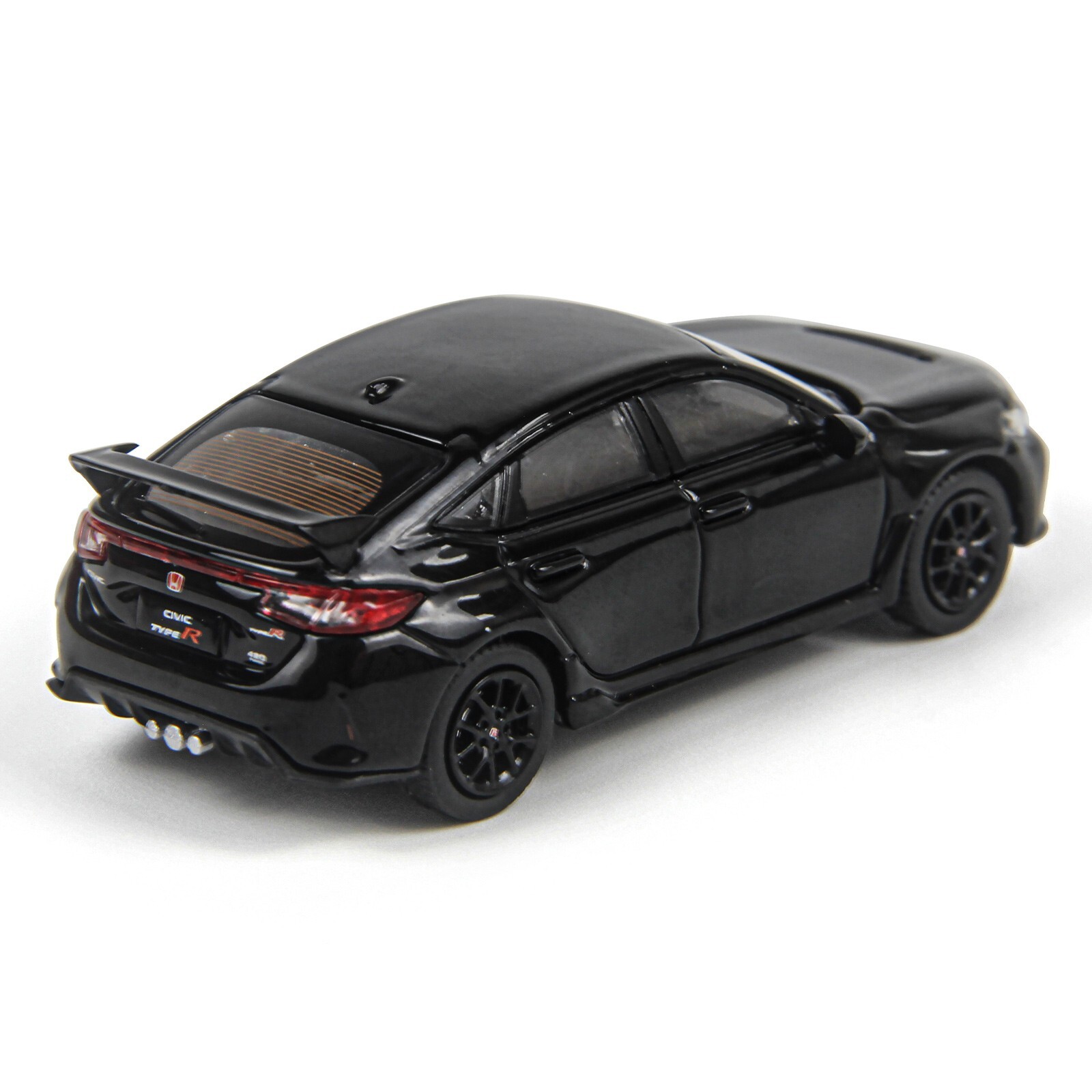 1:64 Scale Honda Civic Type-R FL5 Black Diecast Model Car Collectibles Gift Toy