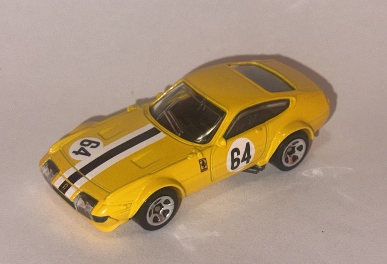 HOT WHEELS Loose Ferrari 365 GTB4 Competizione (Yellow Version)