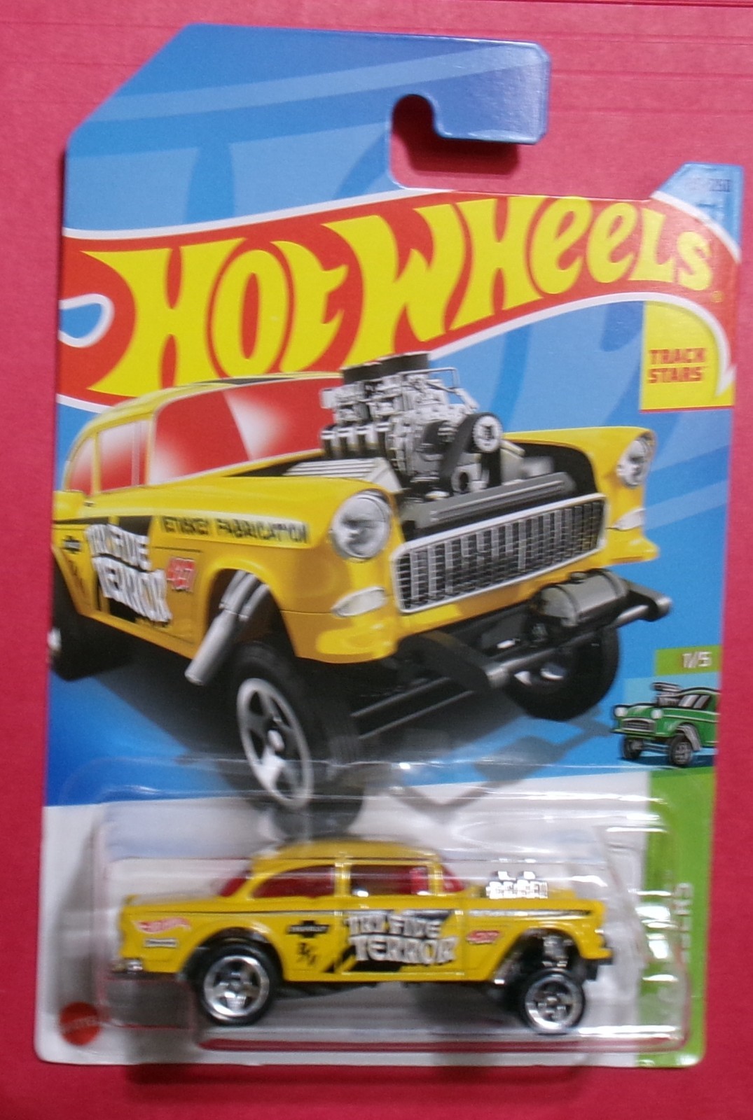 HOT WHEELS LOT OF 6 NHRA DRAG RACING GASSER RACE CARS MINT ON CARDS