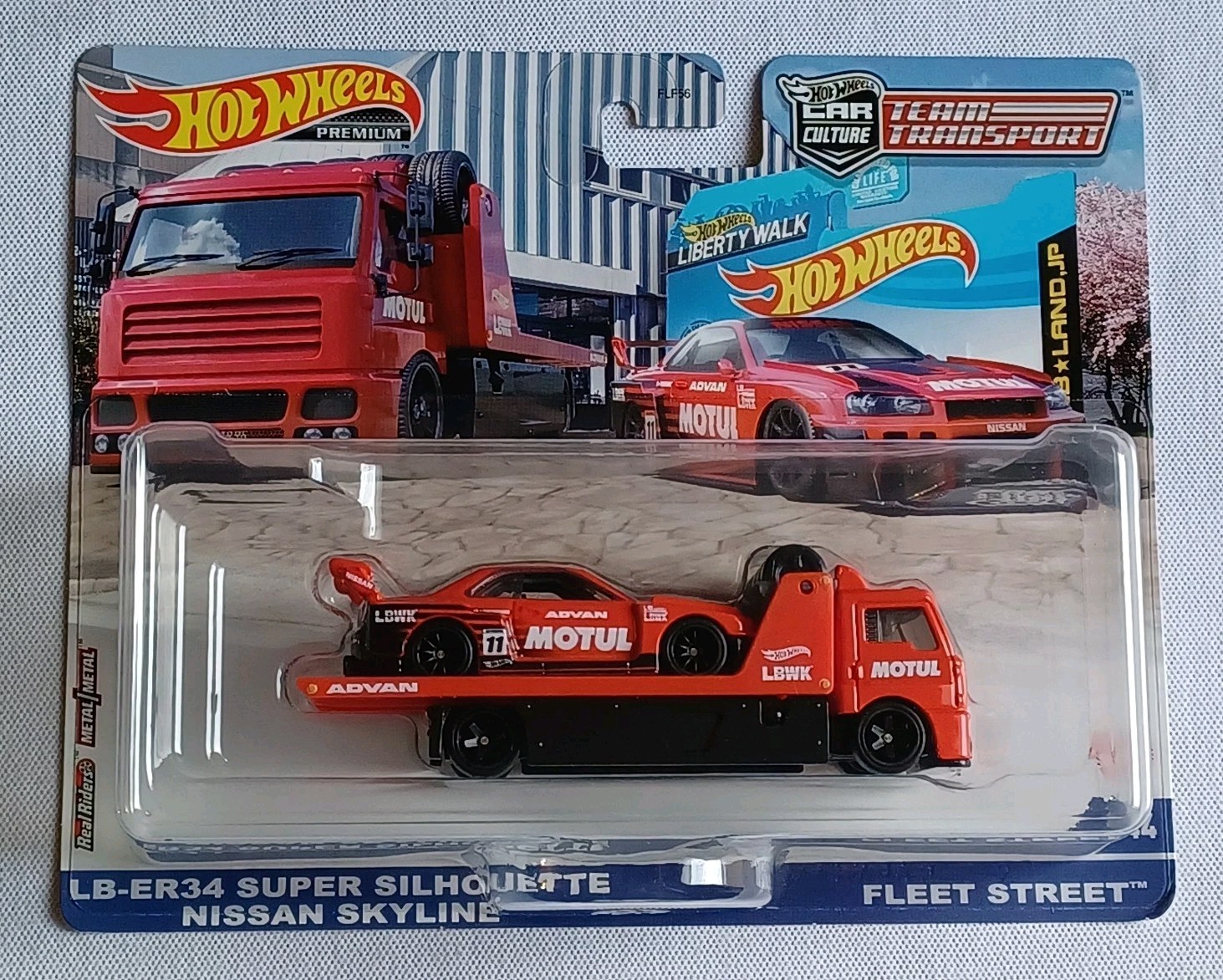 2024 HOT WHEELS *PREMIUM TEAM TRANSPORT* *NISSAN SKYLINE LIBERTY WALK* VERY RARE