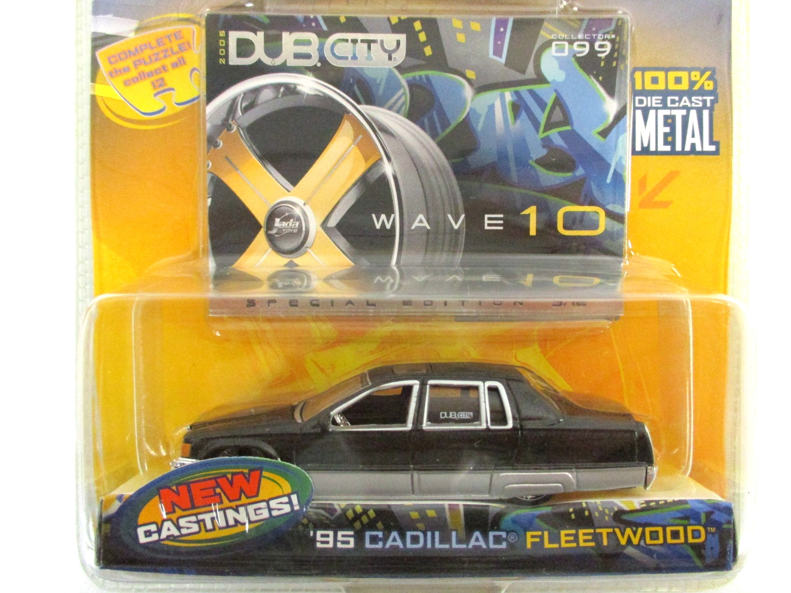 JADA – DUB CITY OLD SKOOL – 1995 CADILLAC FLEETWOOD BROUGHAM LOWRIDER – 1/64
