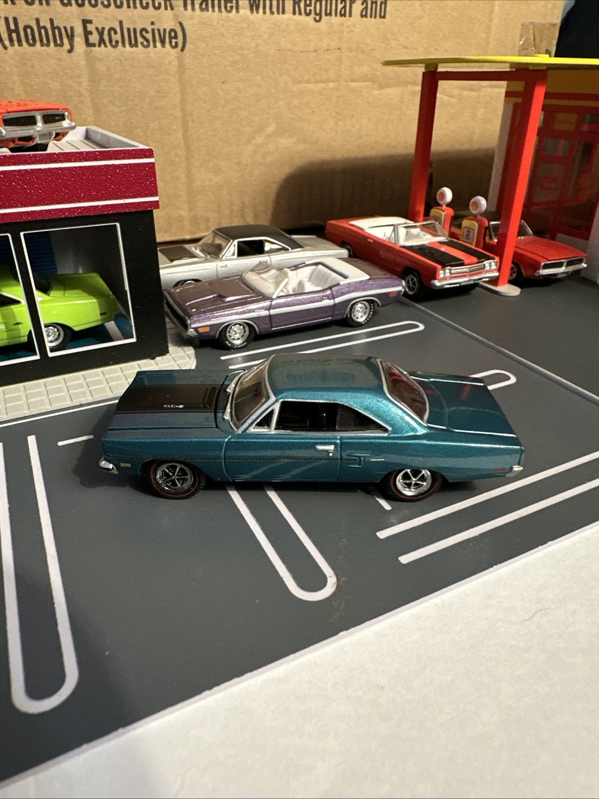 2008 Greenlight 1970 Plymouth Road Runner In Green 1/64 Adult Collectible Loose