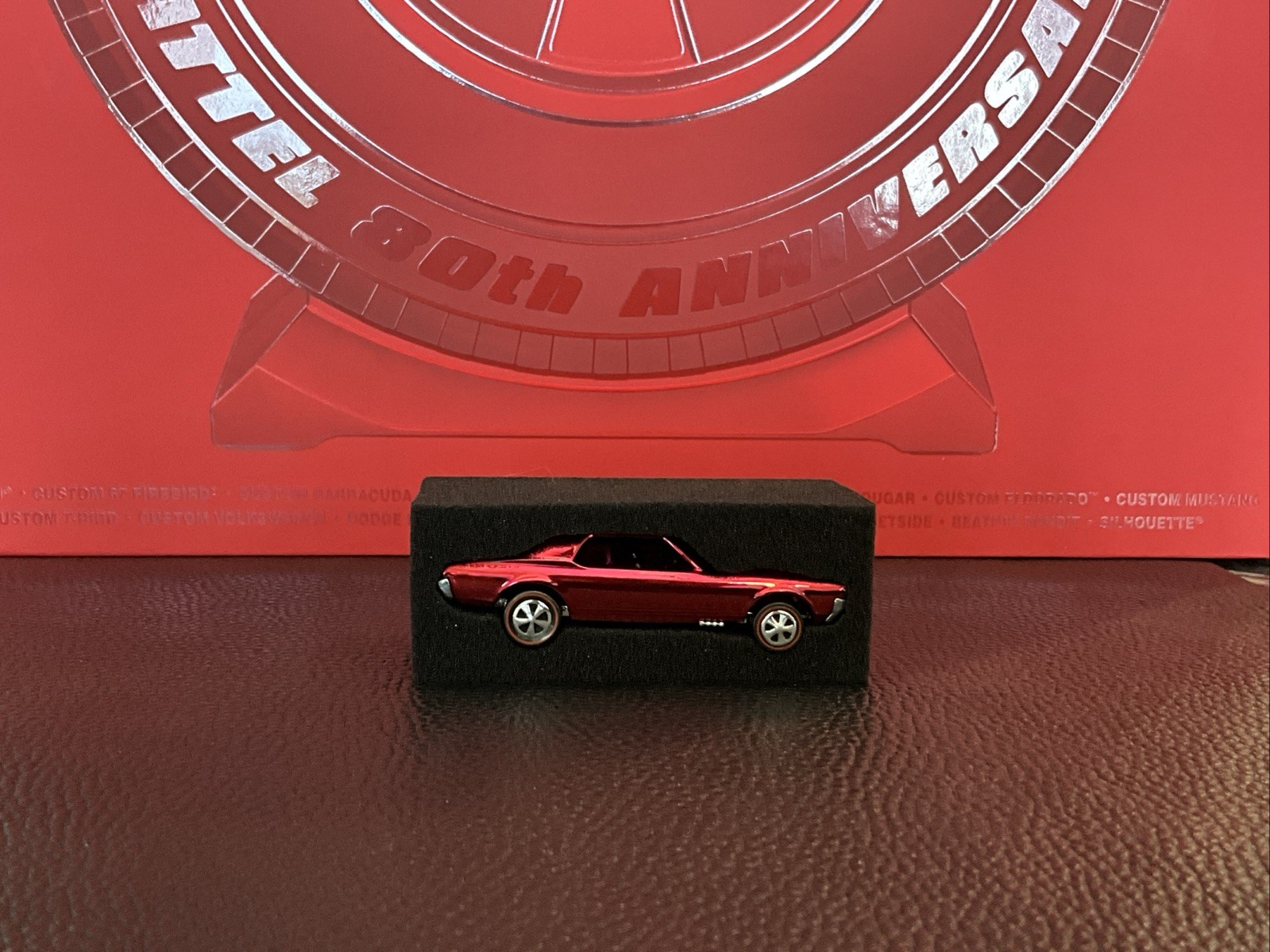 Hot Wheels 80th Anniversary RLC Original Sweet 16 Ruby Red Custom Cougar