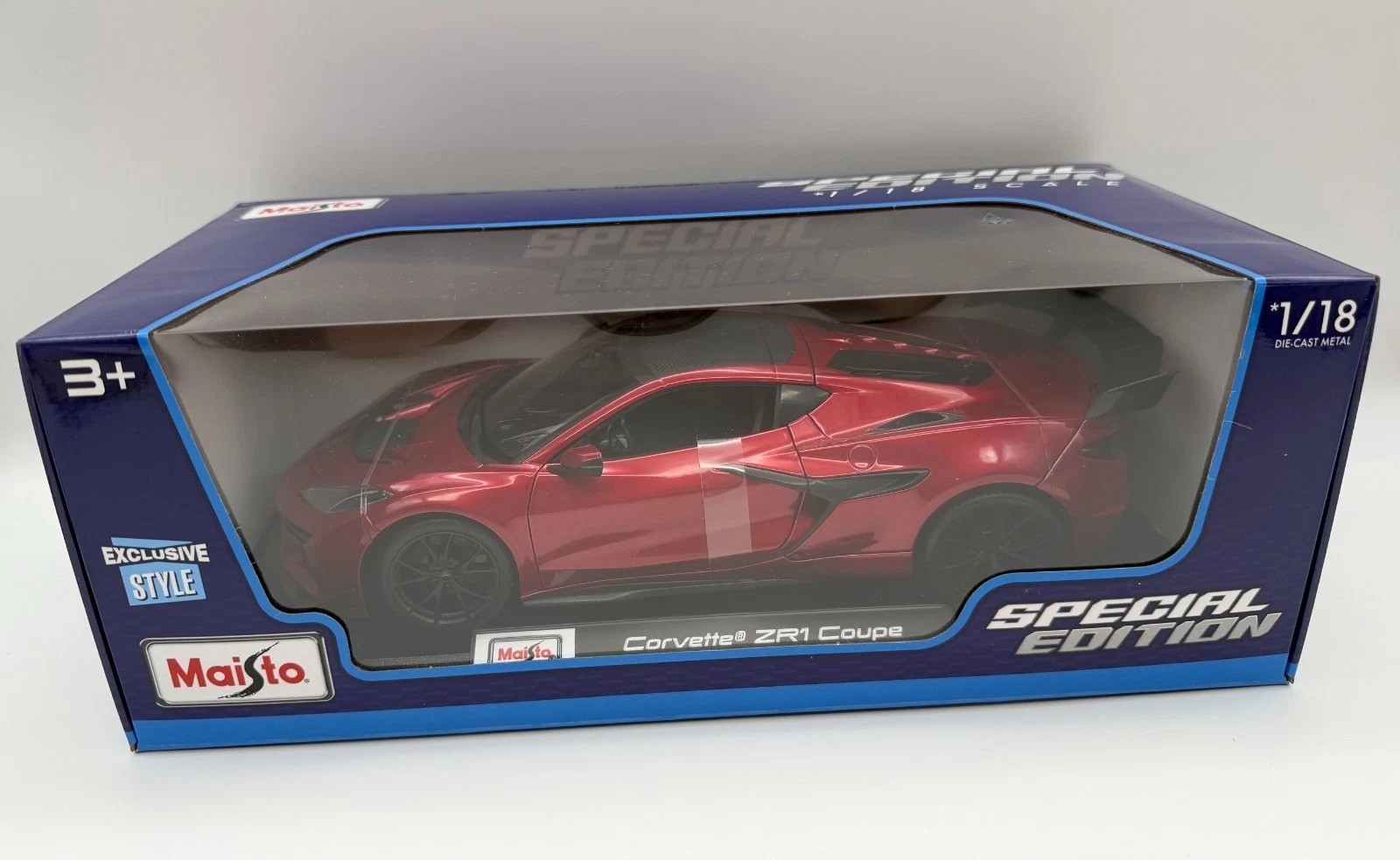 Corvette ZR1 Coupe 1:18 Maisto Exclusive Style Special Edition – Red
