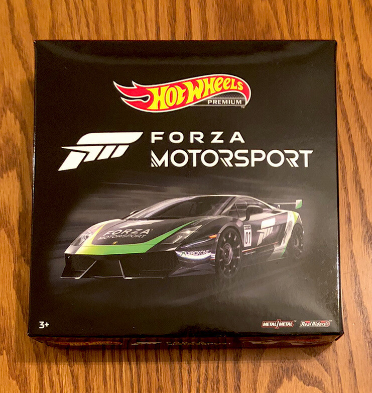 HOT WHEELS FORZA MOTORSPORT SET OF 5 CAR PACK FACTORY SEALED COLLECTORS BOX