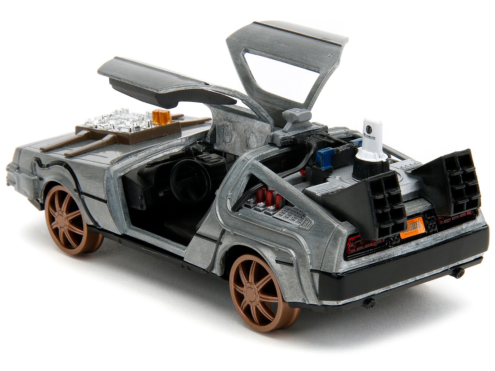 DELOREAN DMC TIME MACHINE TRAIN VER. “BACK TO THE FUTURE 3” 1/32 BY JADA 34786