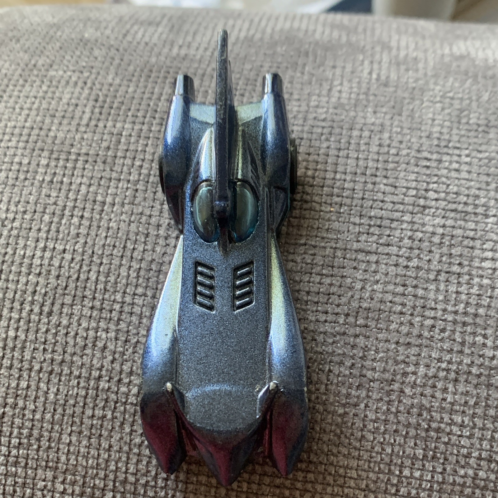 BATMAN Die-cast Futuristic Toy Car Vehicle – Gray/Silver/Black/Red Colors