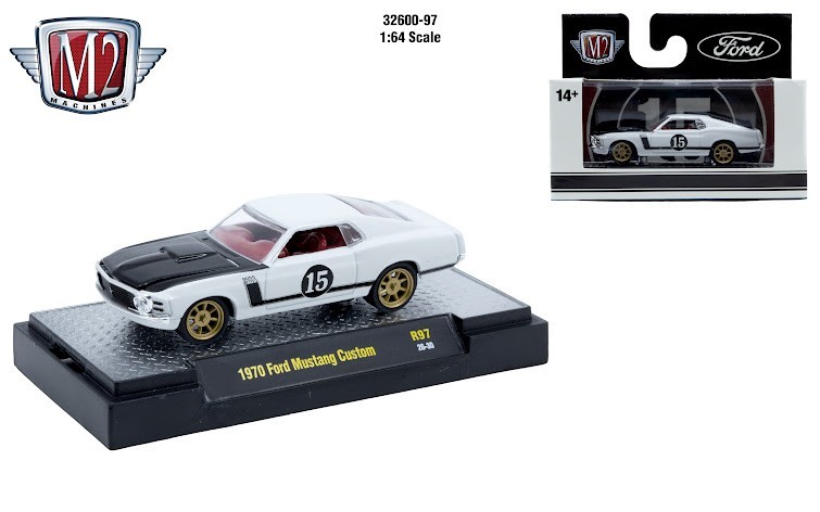 1970 Ford Mustang Custom M2 Machines Detroit Muscle R97 Limited Edition 8,000