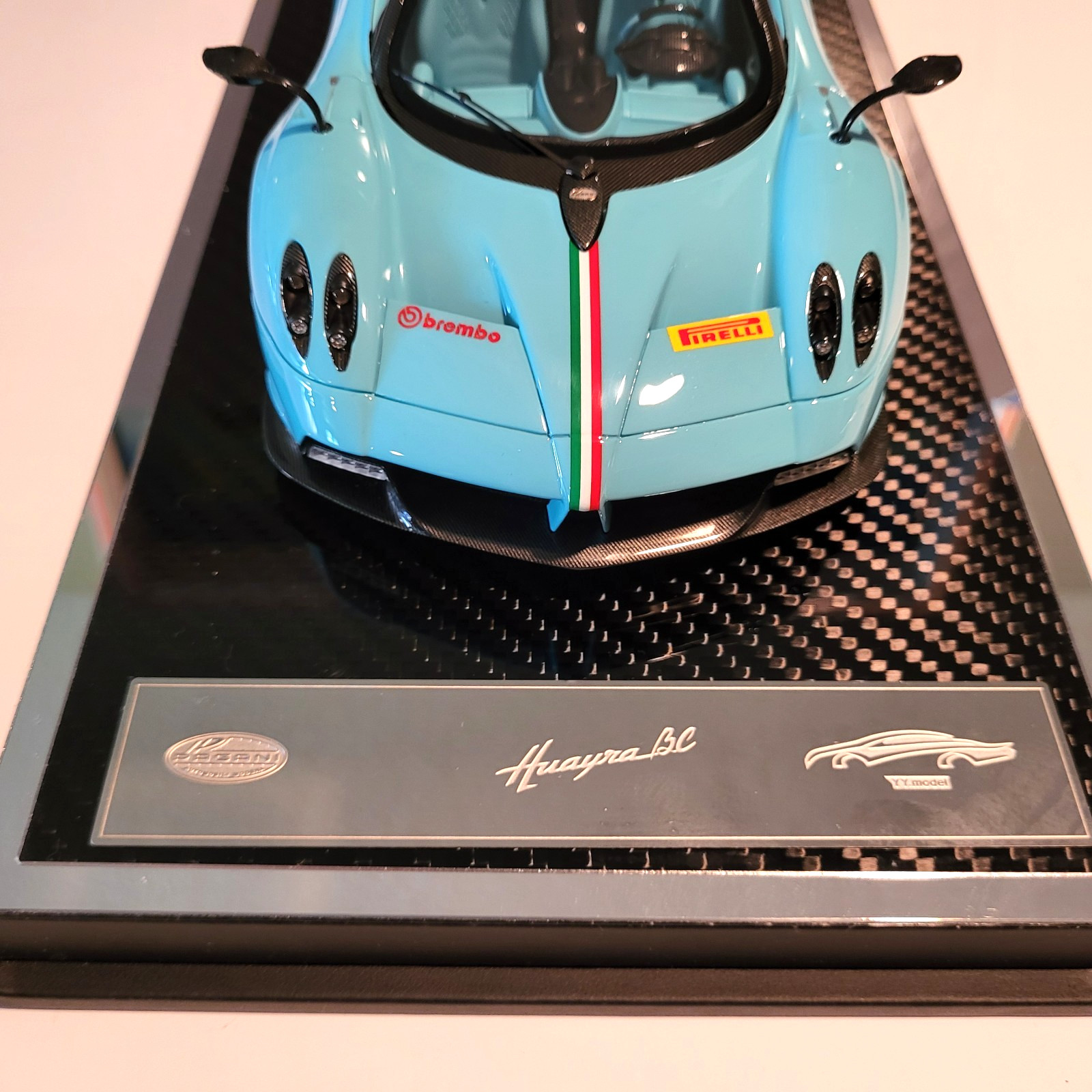 1/18 Pagani Huayra BC YY Models Carbon Base #6 of 20 (compare to BBR/Autoart)