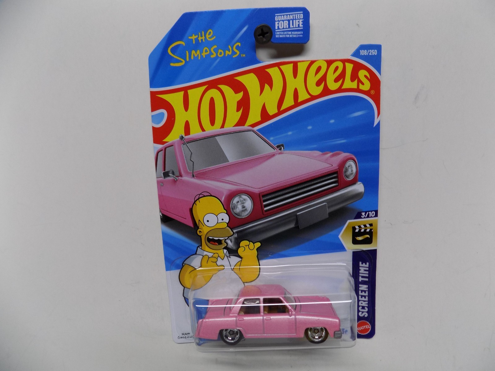 Hot Wheels – 2026 SERIES CAR – THE SIMPSONS – PINK SIMPSONS FAMILY CAR