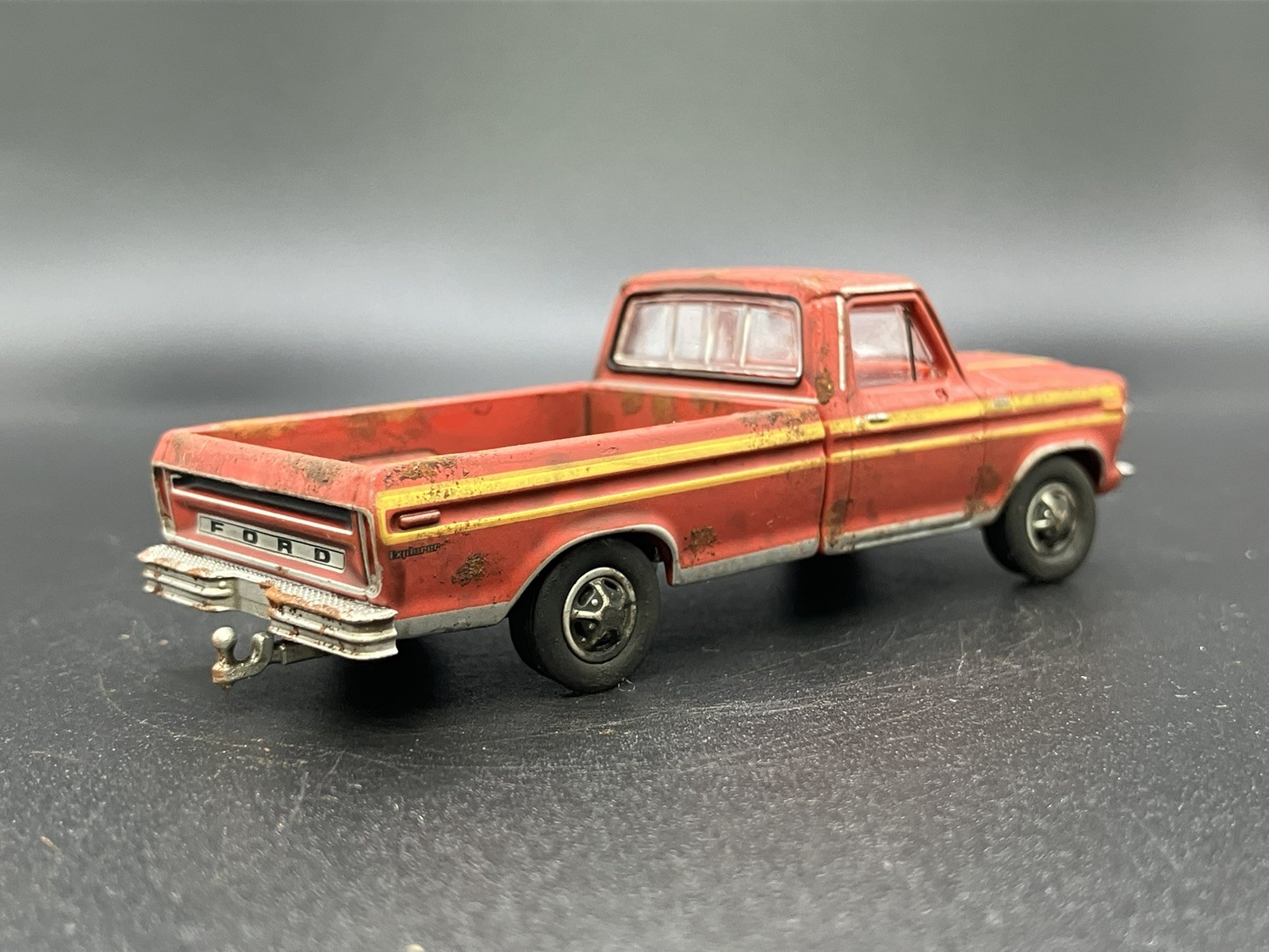 1978 Ford F-150 Ranger Truck Weathered Rusty Barn Find 1/64 Diecast Custom
