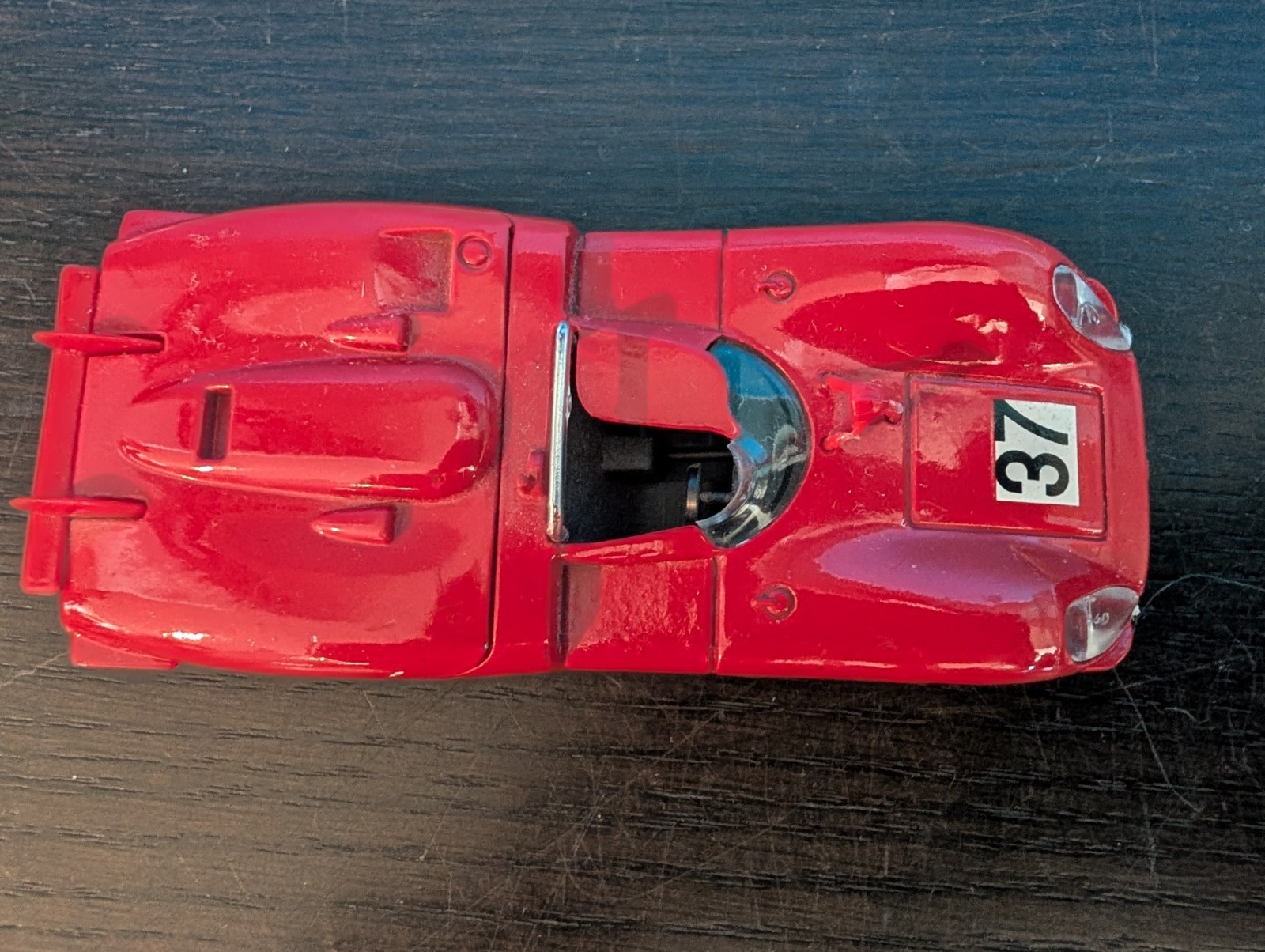 SOLIDO 1/43 Alfa Romeo Long Tail 33-3 Red No Box Great condition