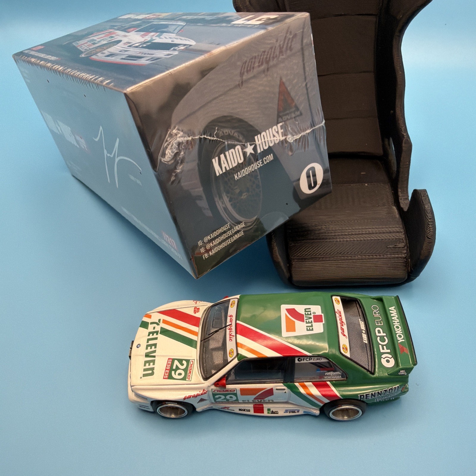 Kaido House x Mini GT 7-Eleven BMW M3 Kaido Works Larry Chen V1 #217 1/64 Sealed
