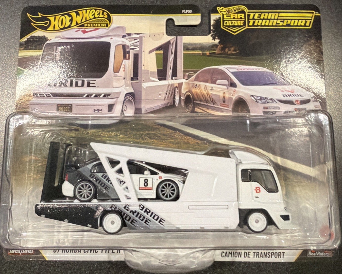 2026 New Hot Wheels Team Transport ’07 Honda Civic Type R with Kousoku Hauler