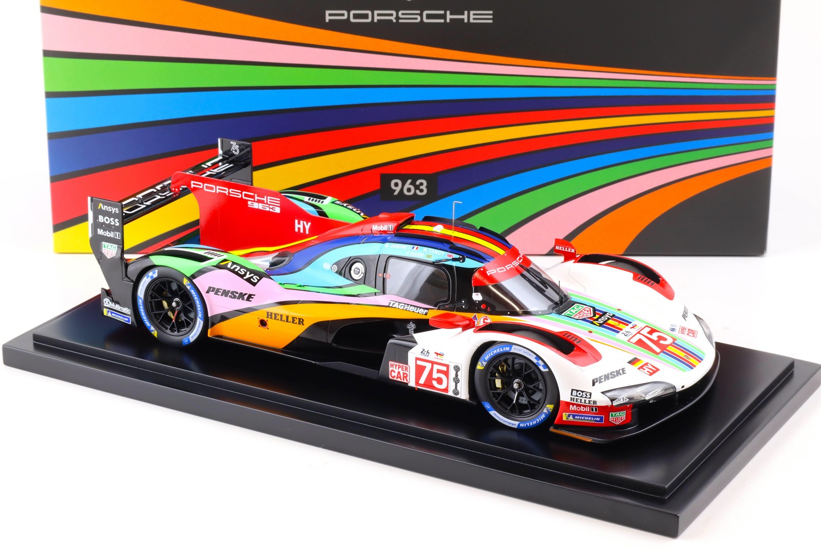 1:18 Spark Penske Porsche 963 – 24h Le Mans #75 Jaminet, Nasr 2023 WAP DEALER