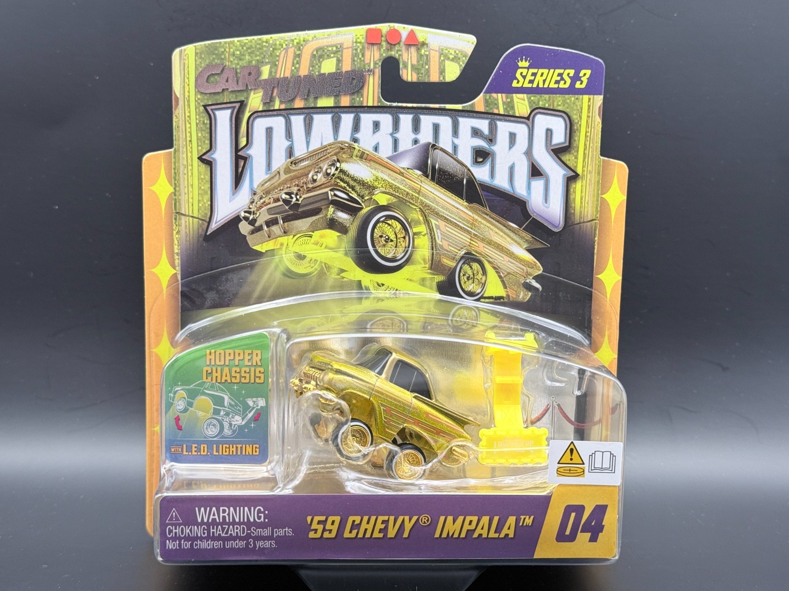 CarTuned 59 Chevy Impala Series 3 Lowriders LED Glow #04 Lowriders 1/64