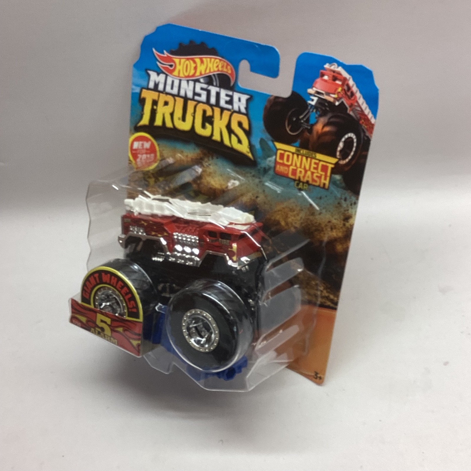 OHot Wheels Monster Trucks 2019 5 Alarm Hw Metro Truck Smoke Free Nice Card