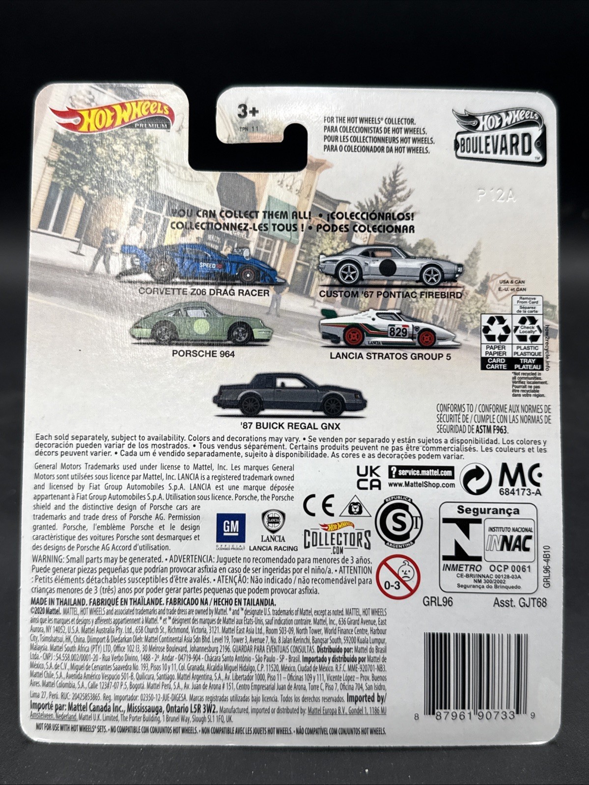 💙2020 Hot Wheels Premium CORVETTE Z06 DRAG RACER blue 26 Laughlin very nice