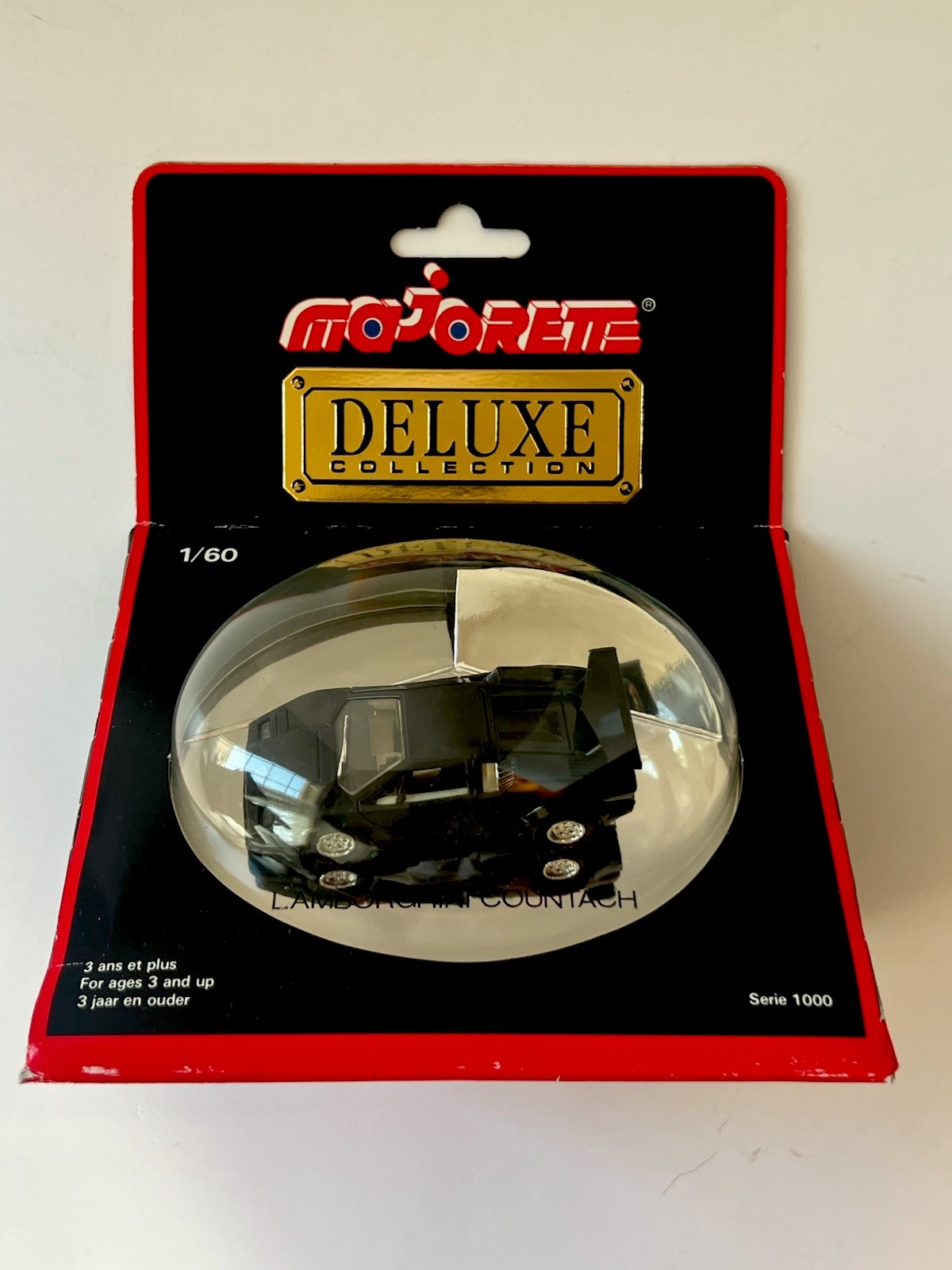 Majorette Deluxe Collection Lamborghini Countach 1/60 Die Cast Car Serie 1000