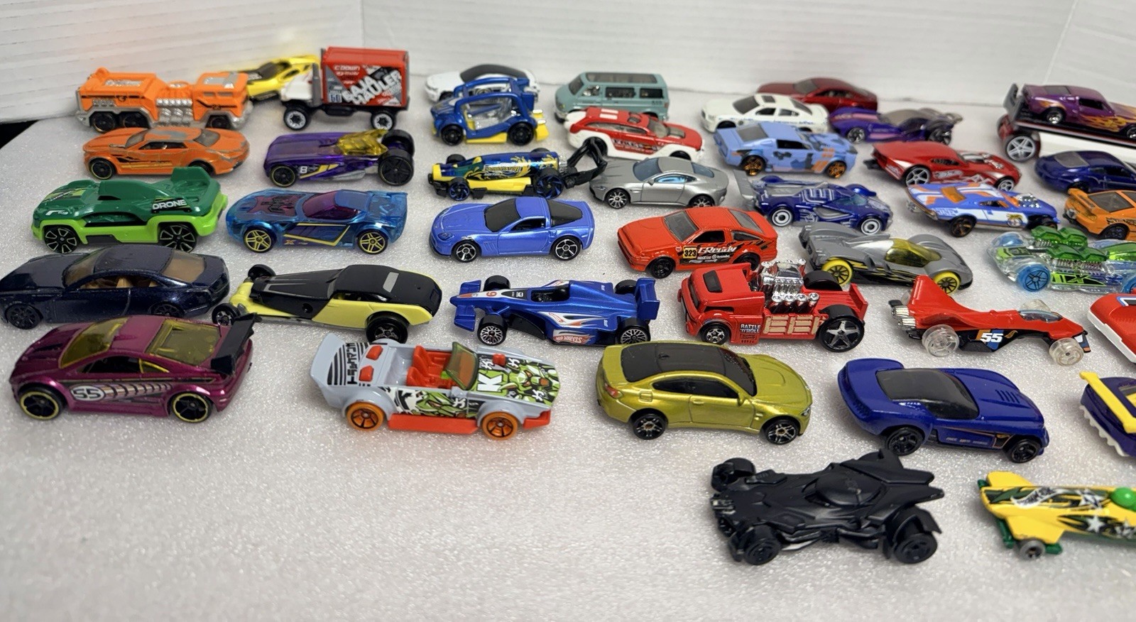 Hot Wheels Diecast Cars, Trucks, Van, Motorcycle Mixed Lot of 49