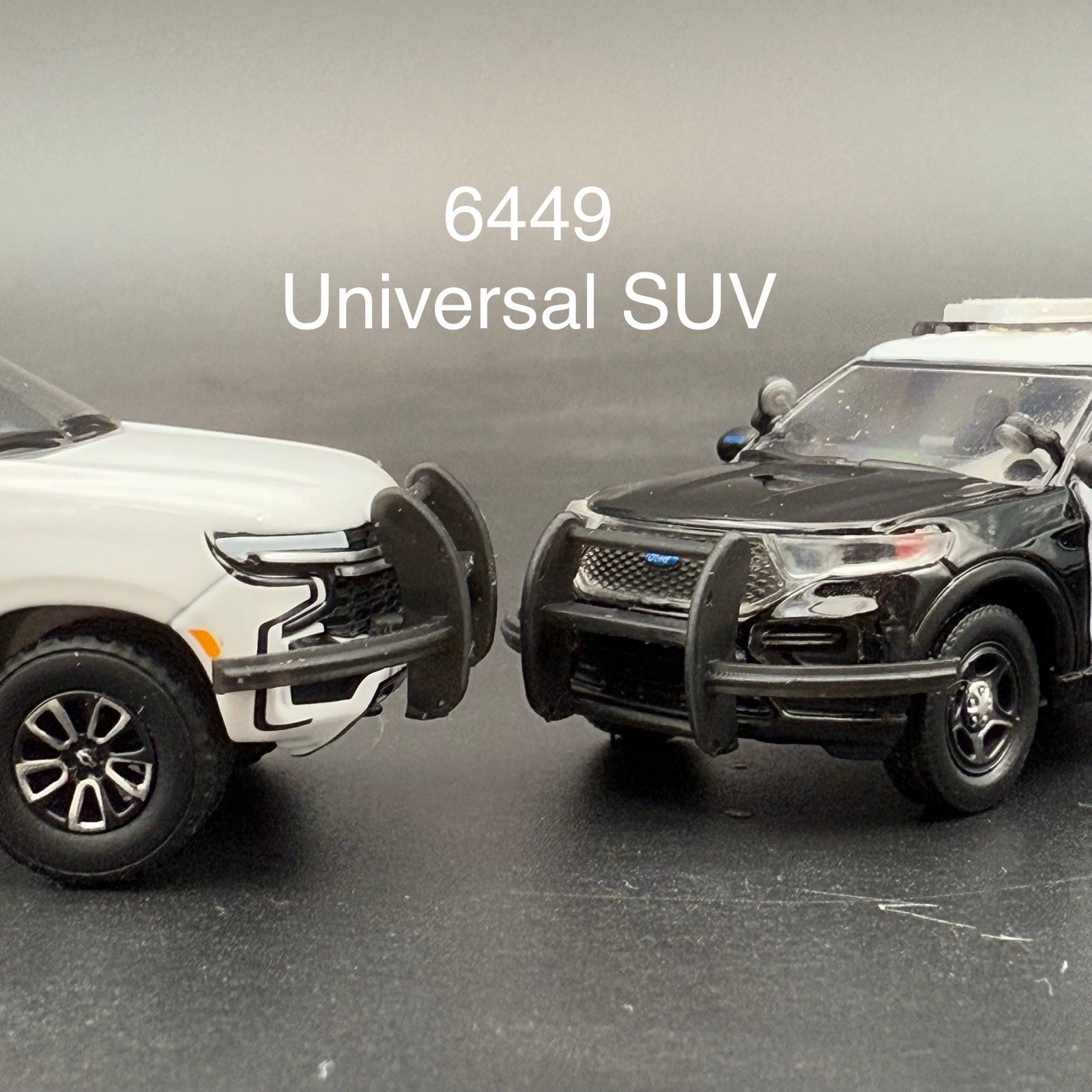 2 PACK 1/64 SUV Setina Wrap Around Push Bumper Pushbar Police Tahoe Explorer