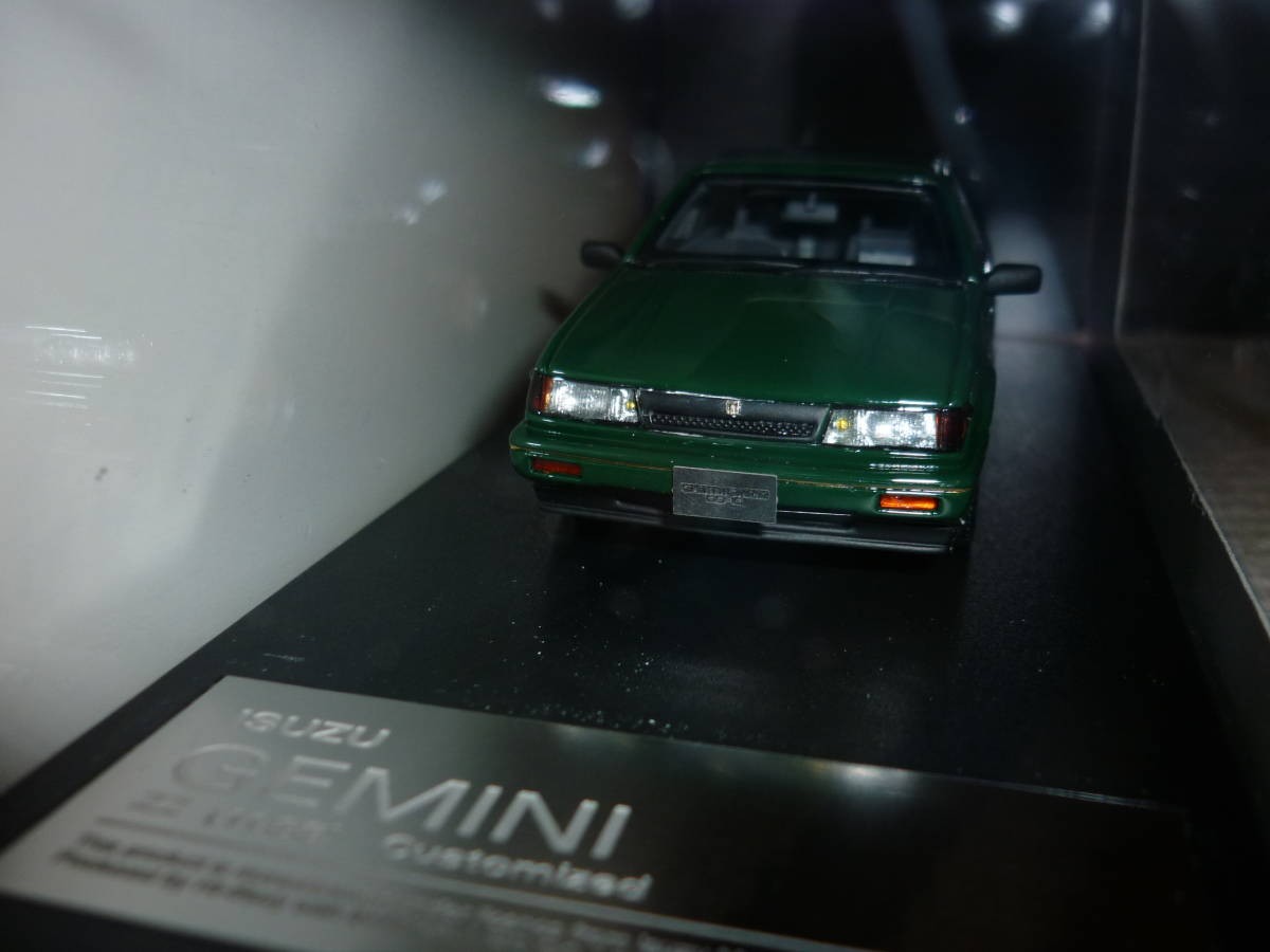Hi-Story 1/43 Isuzu Gemini ZZ 1988 Customized British Green Collectables 17+