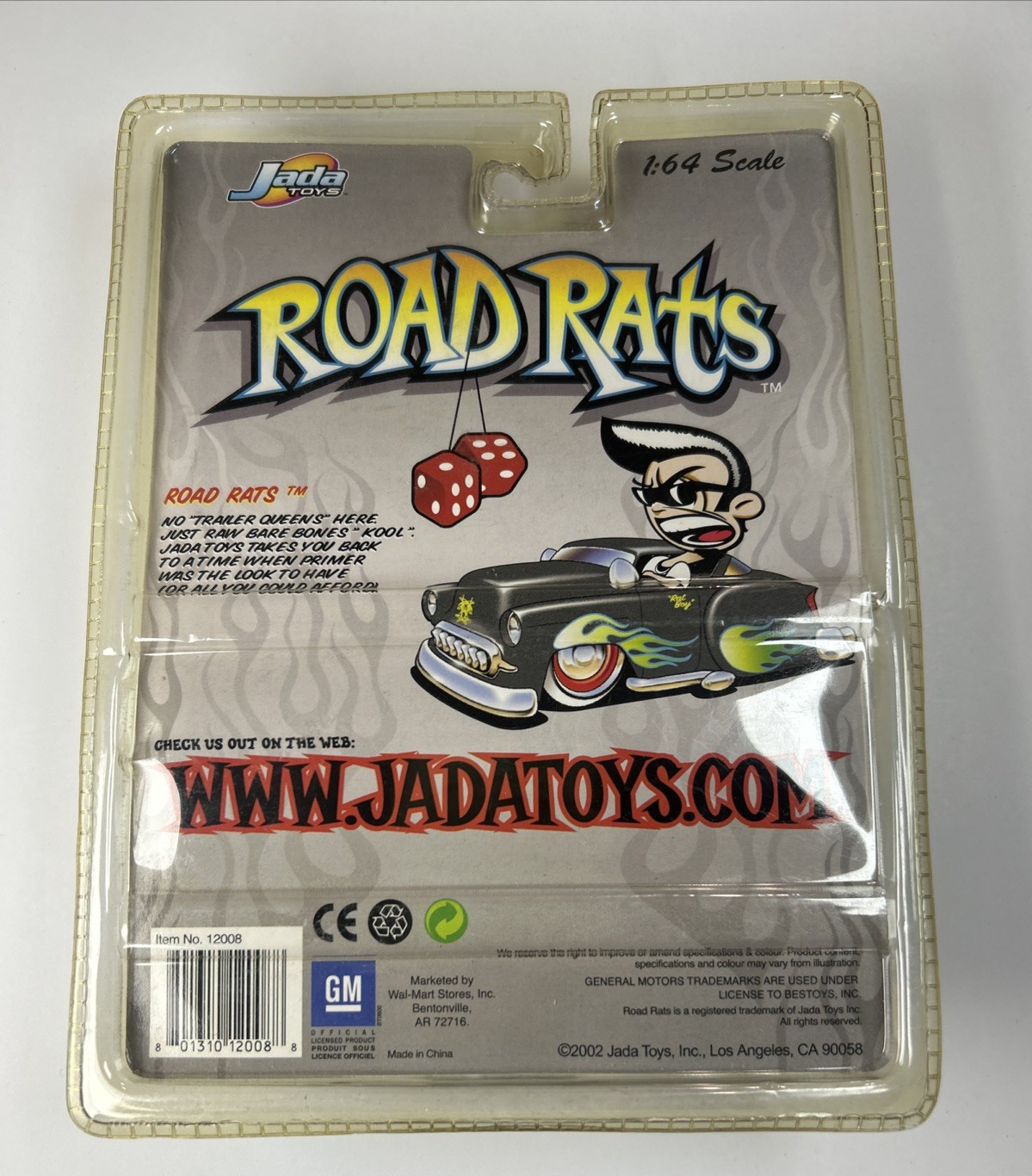 VTG NOS Sealed 2002 Jada Toys Road Rats Mixed Lot of 12 Hot Rod 1:64 Diecast