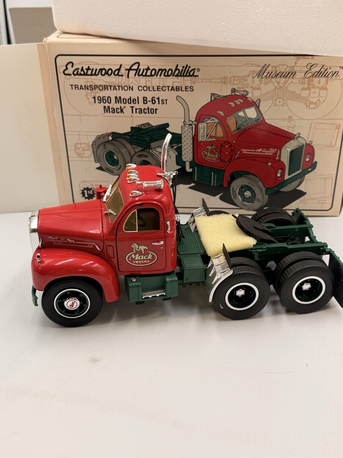Eastwood Automobile 1960 Model B-61 Mack Tractor Museum Edition Die-cast In Box