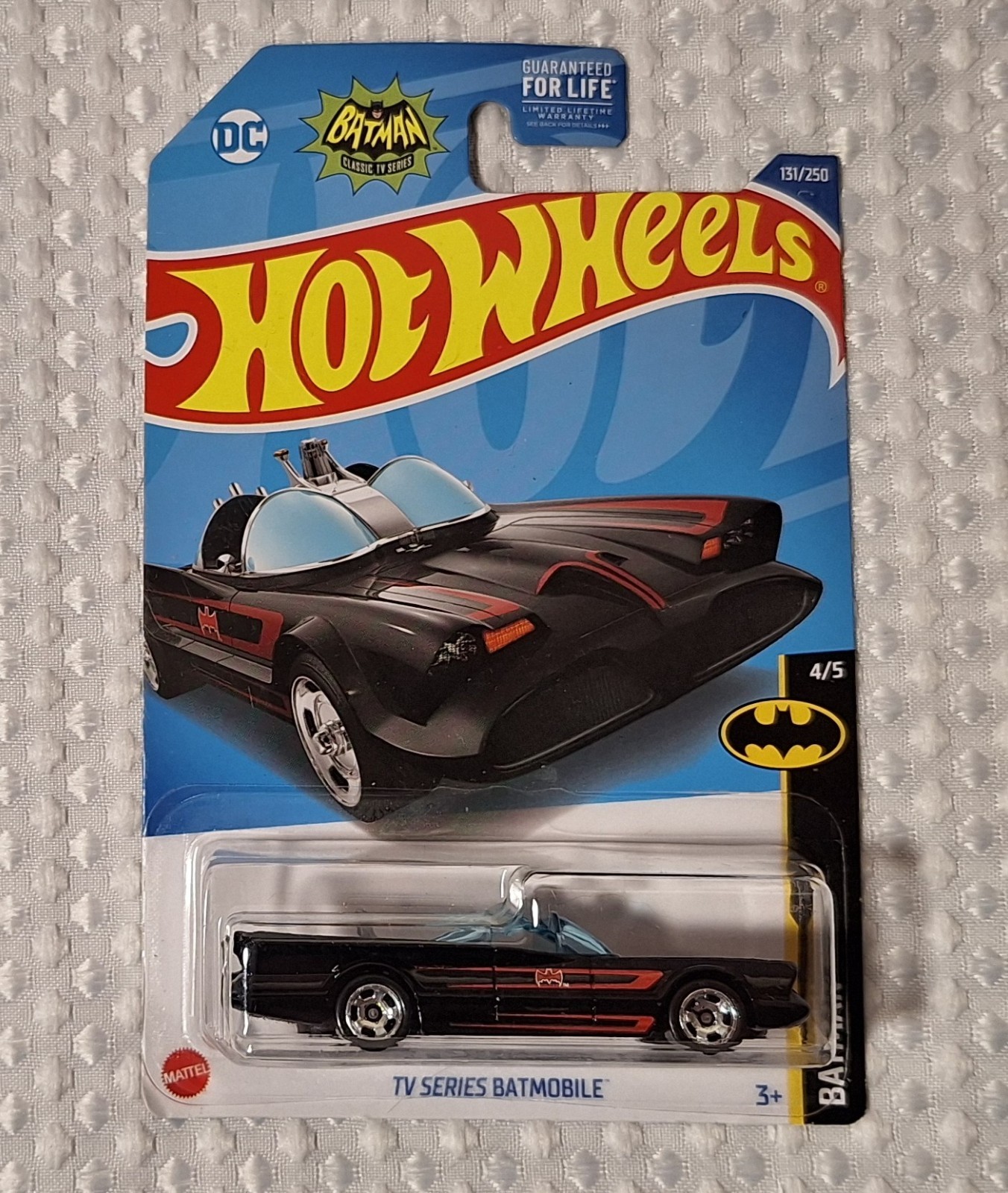 2022 Hot Wheels HW Batman Classic TV Series Batmobile 131/250 Black