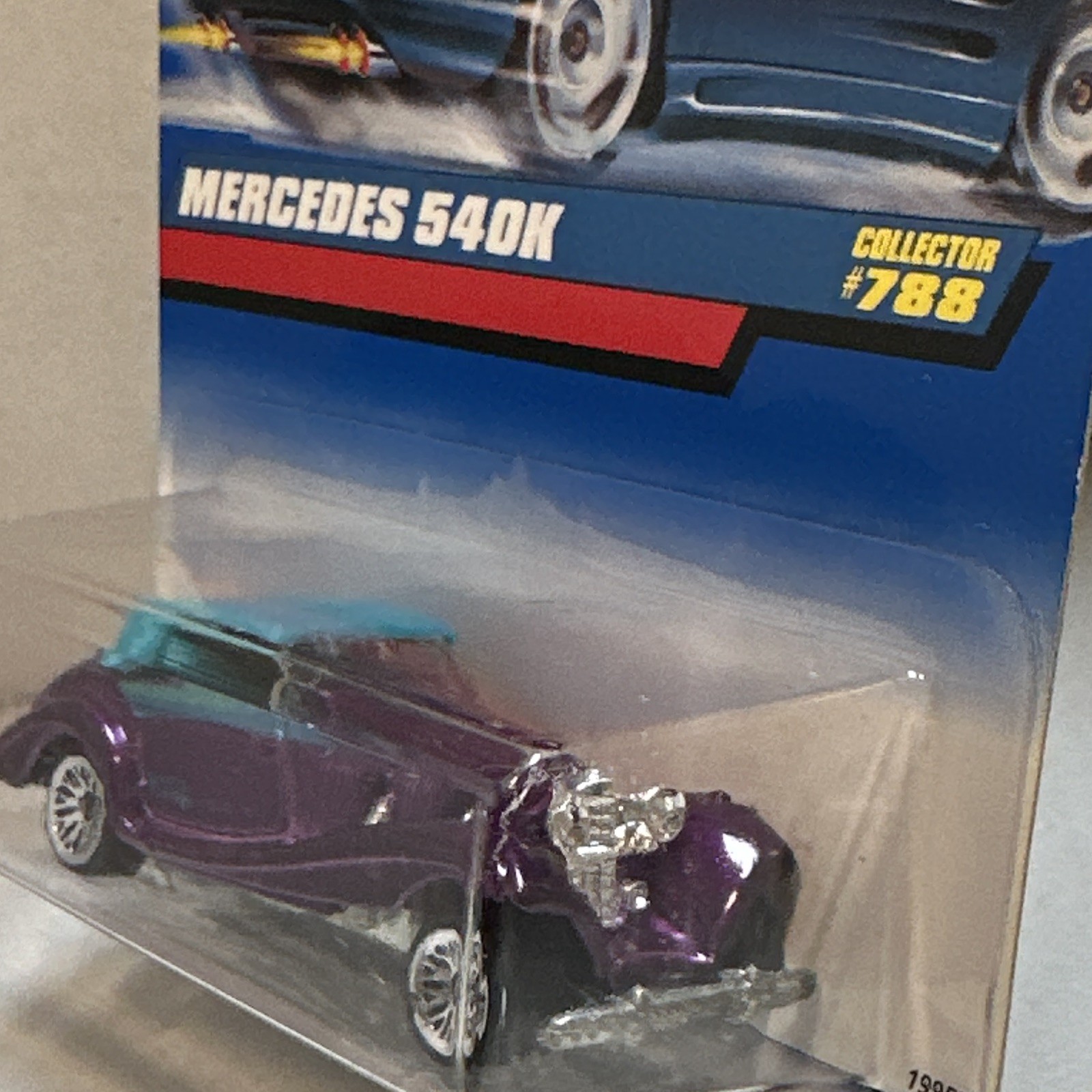 Hot Wheels Collector Mercedes-Benz 540K Purple/Blue 1:64 Diecast Unopened