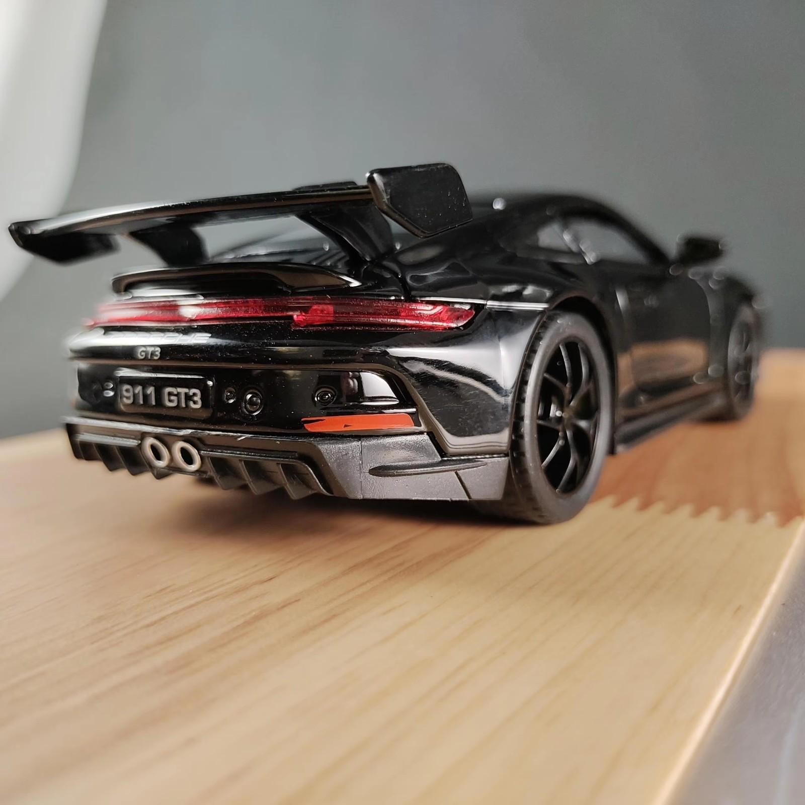 1:32 PORSCHE 911 GT3 RS Car Alloy Model Diecast with Sound Light Kids Gift NEW