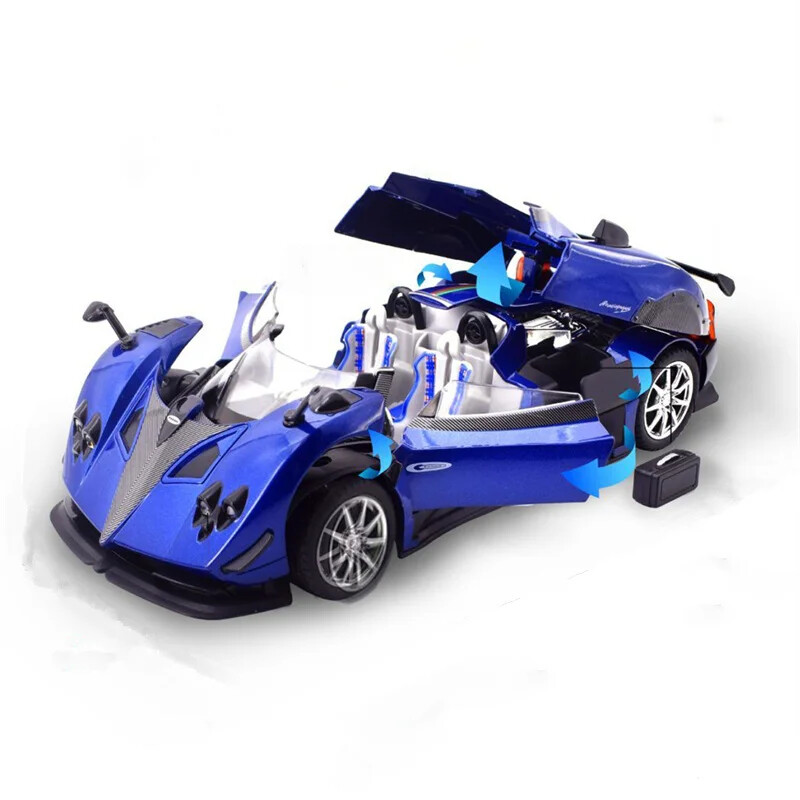 1:24 Pagani Zonda HP Barchetta Alloy Car Model Diecast Toy Vehicle Sound Light