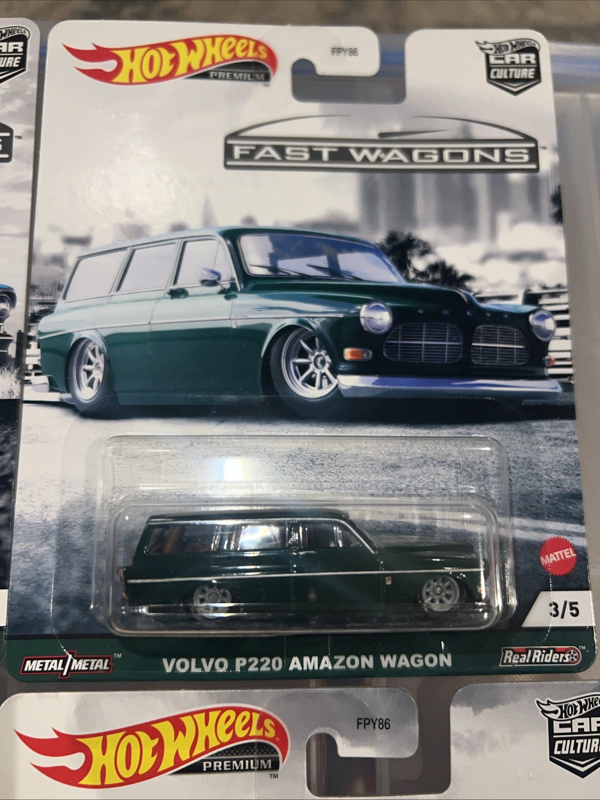 Hotwheels Premium Car Culture Fast Wagons FPY86 Set Of 4 Only See Pictures!!